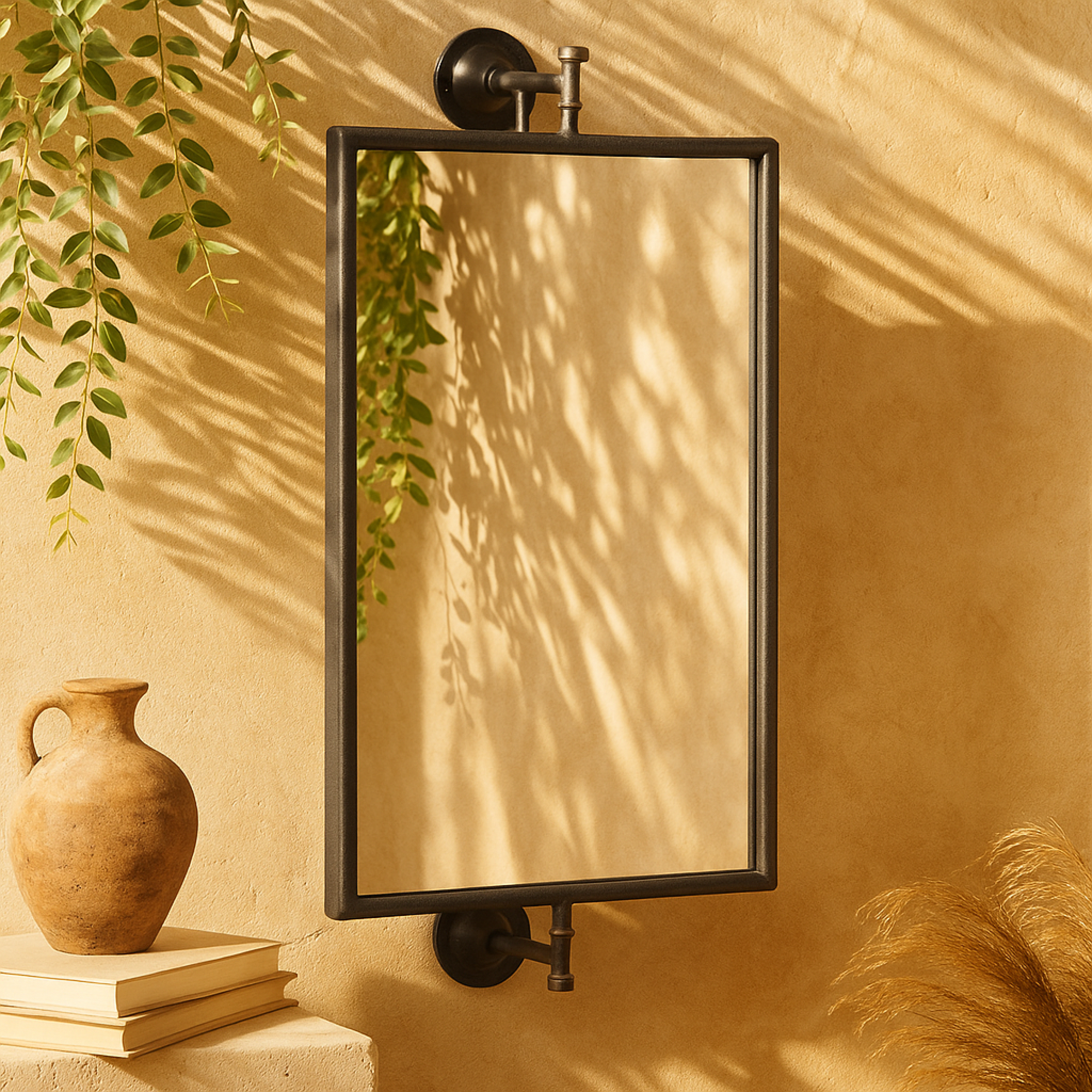 Metal Handmade Dimensional Room Wall Mirror