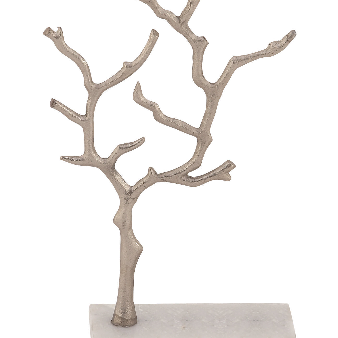 Tree Marble Display Jewelry Stand with Rectangular Base
