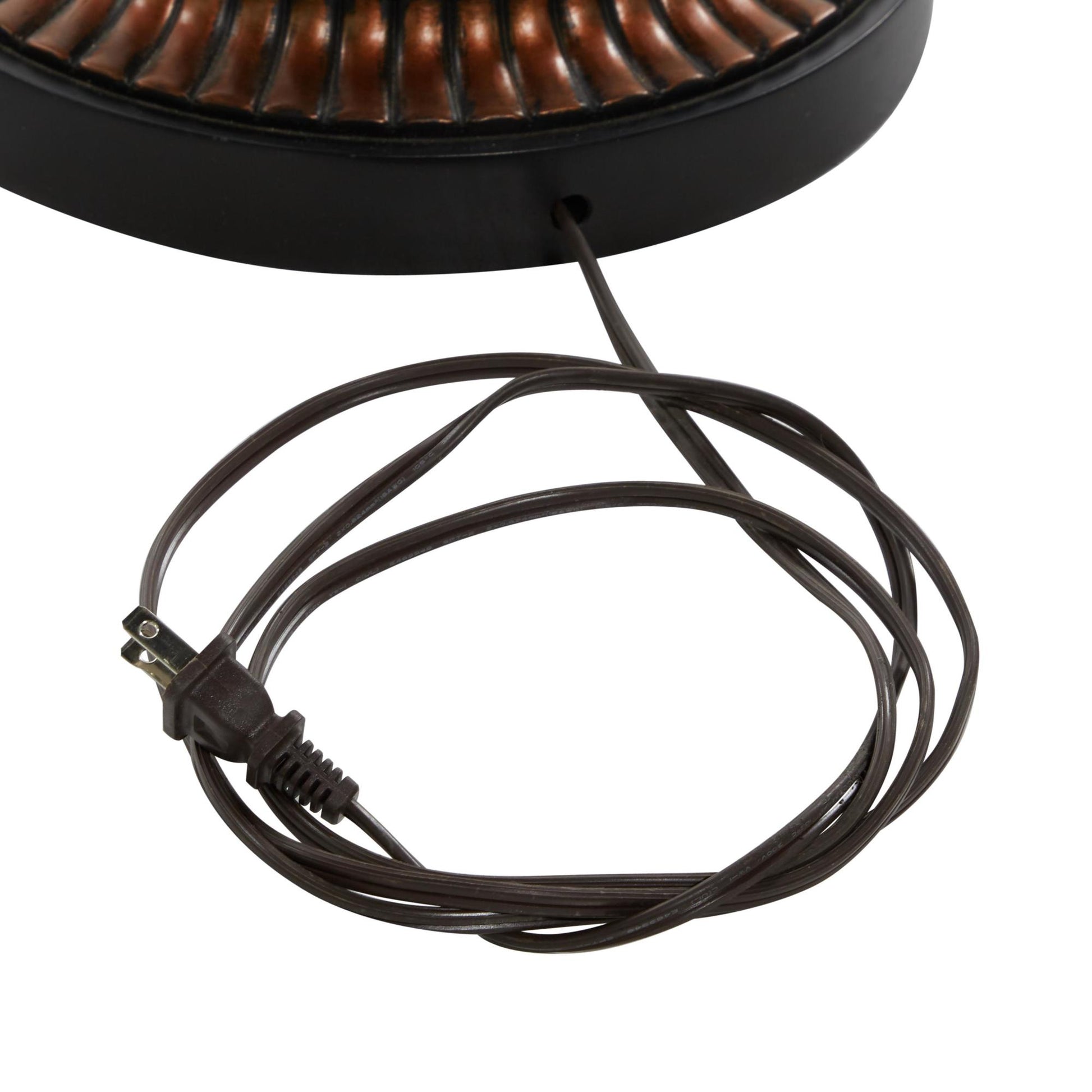 Scroll Black Metal Antique Style Room Torchiere