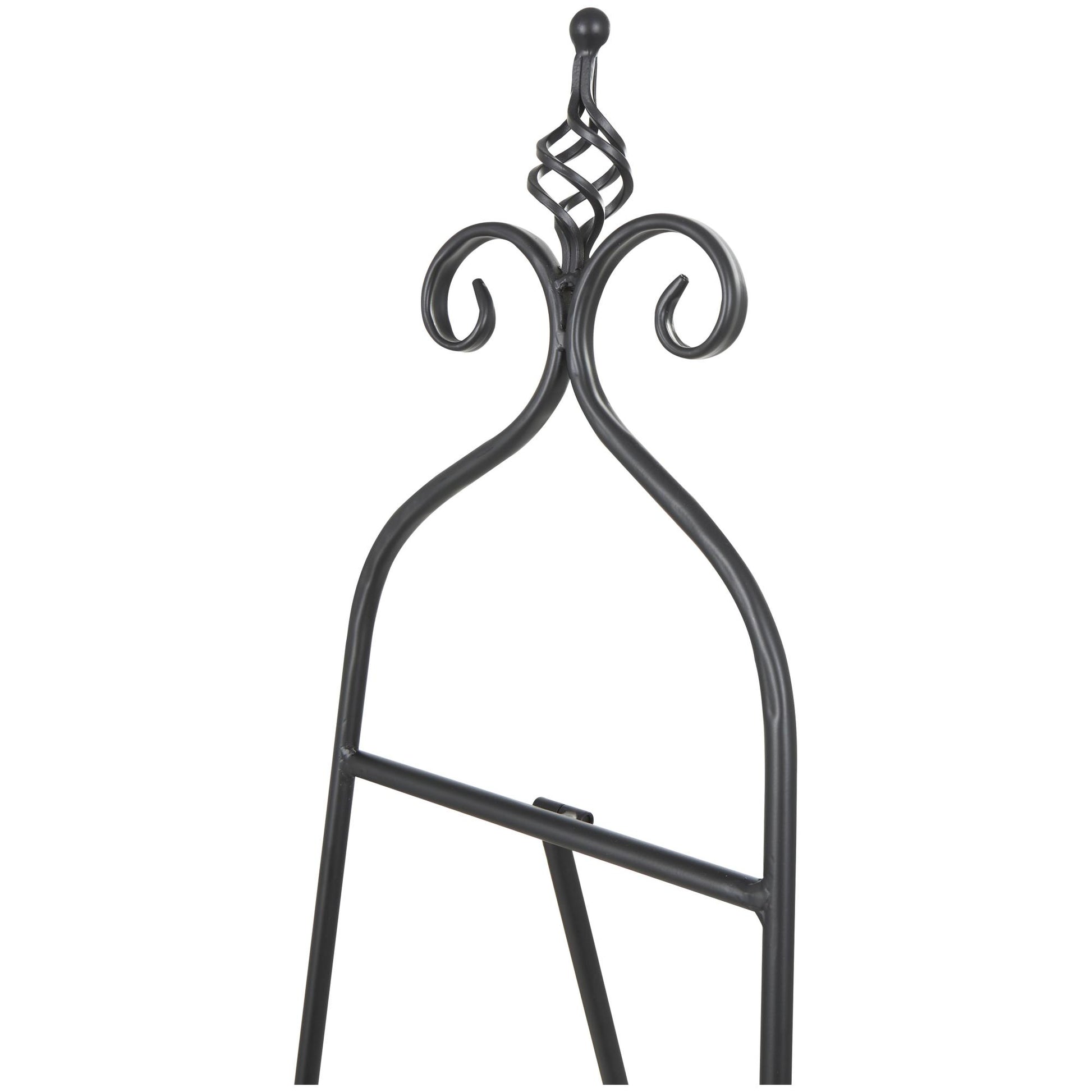 Scroll Metal Adjustable 3 Level Display Easel with Chain Support 21" x 23" x 63"