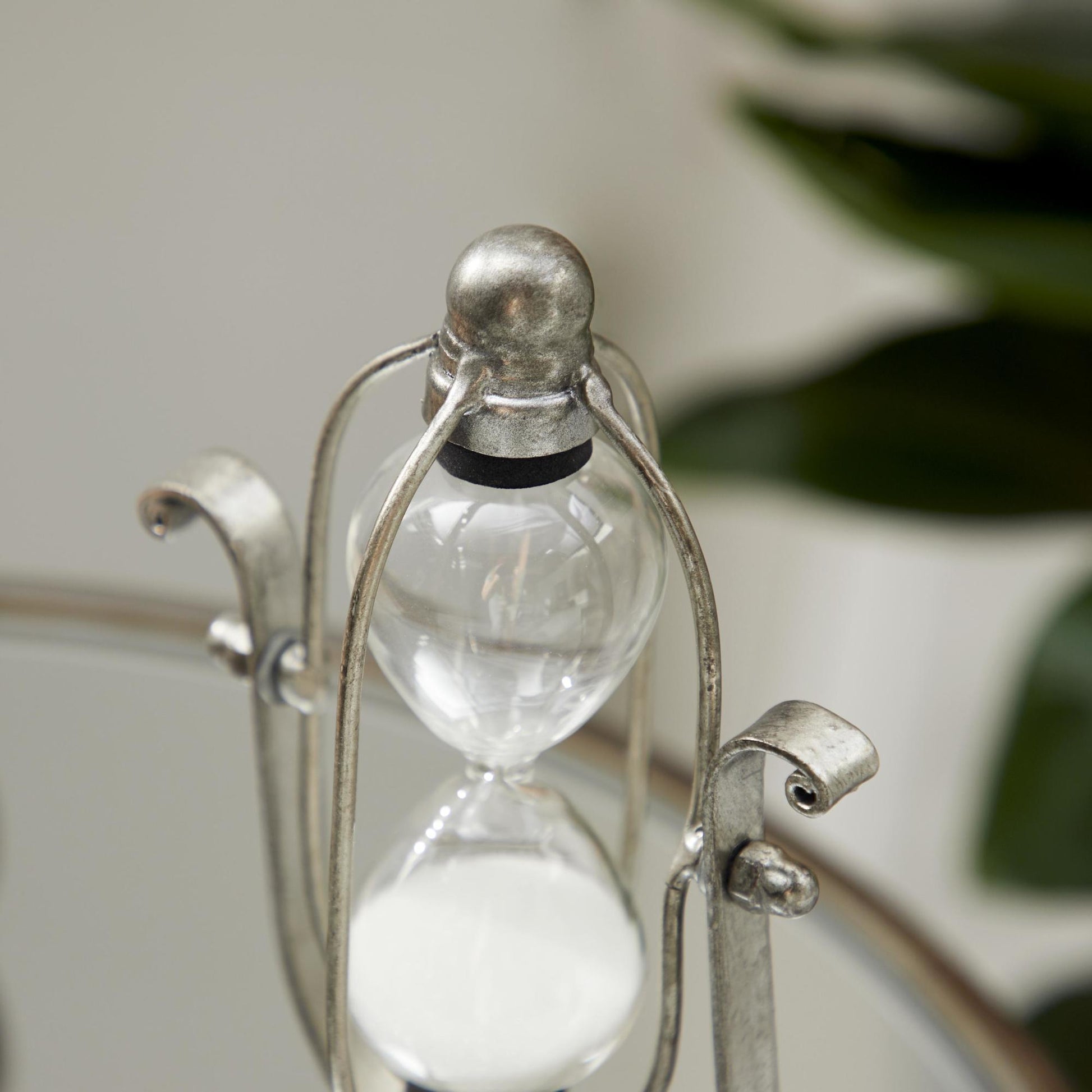 Scroll Metal Hourglass Sand Hourglass Timer