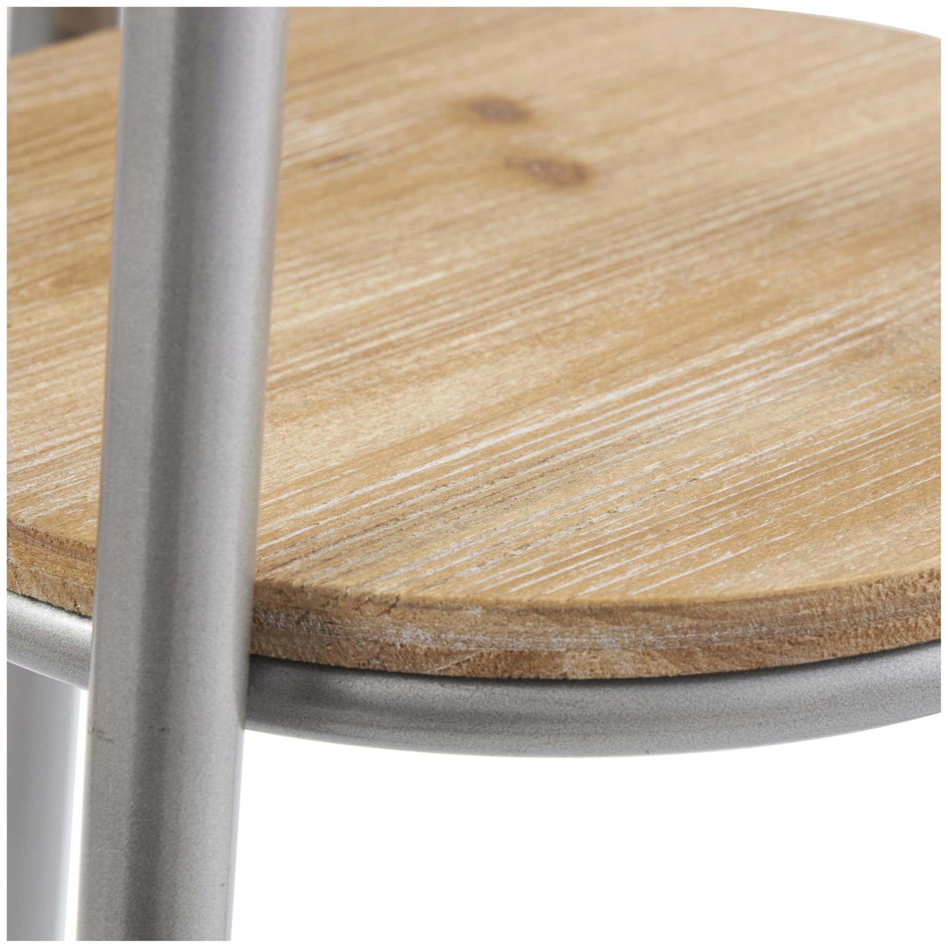 Gray Metal Freestanding Coat Rack