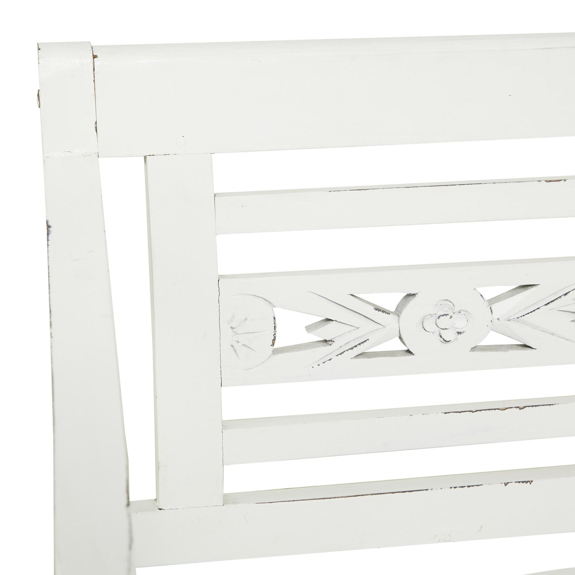 White Wood Home Bench