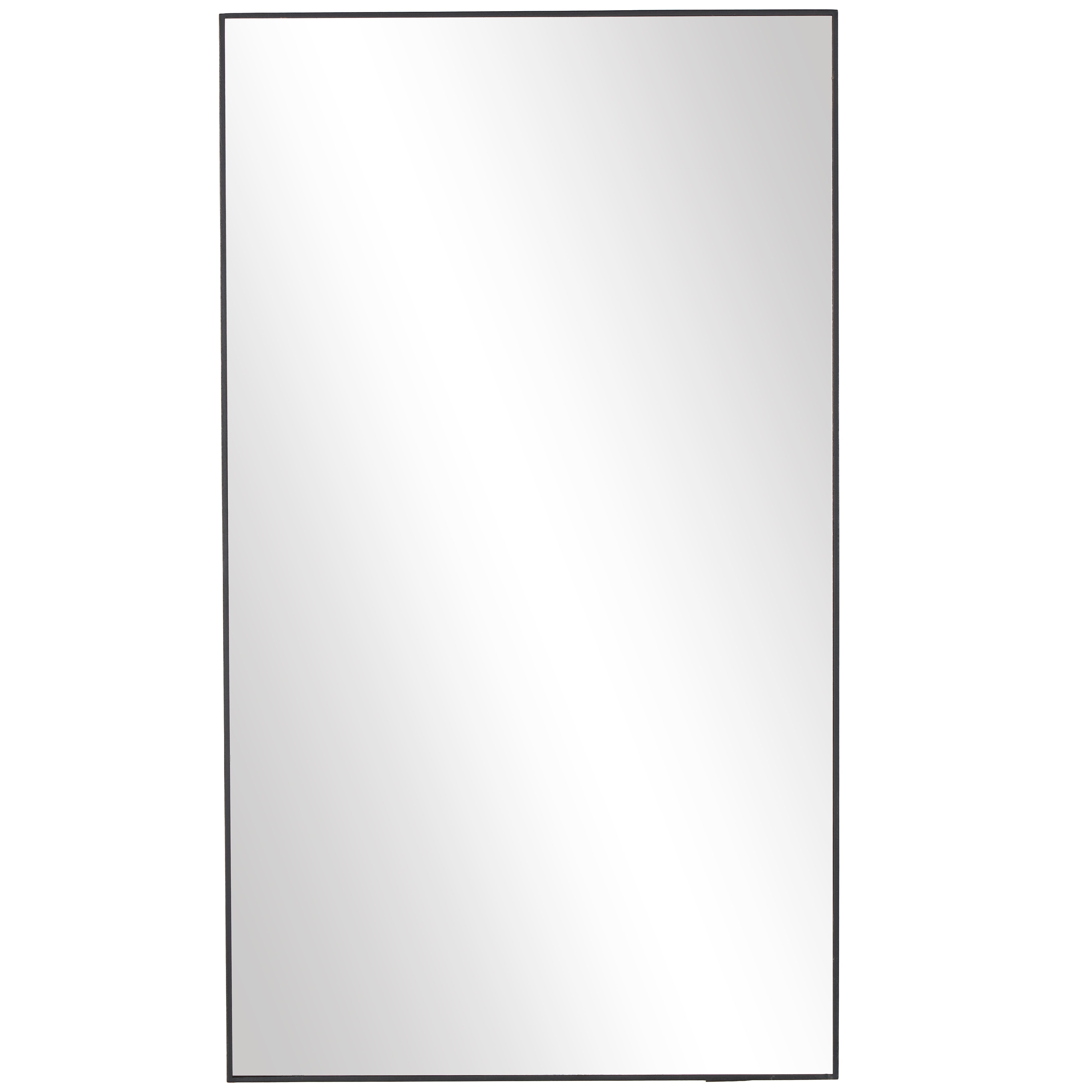 Wooden Room Wall Mirror with Thin Frame