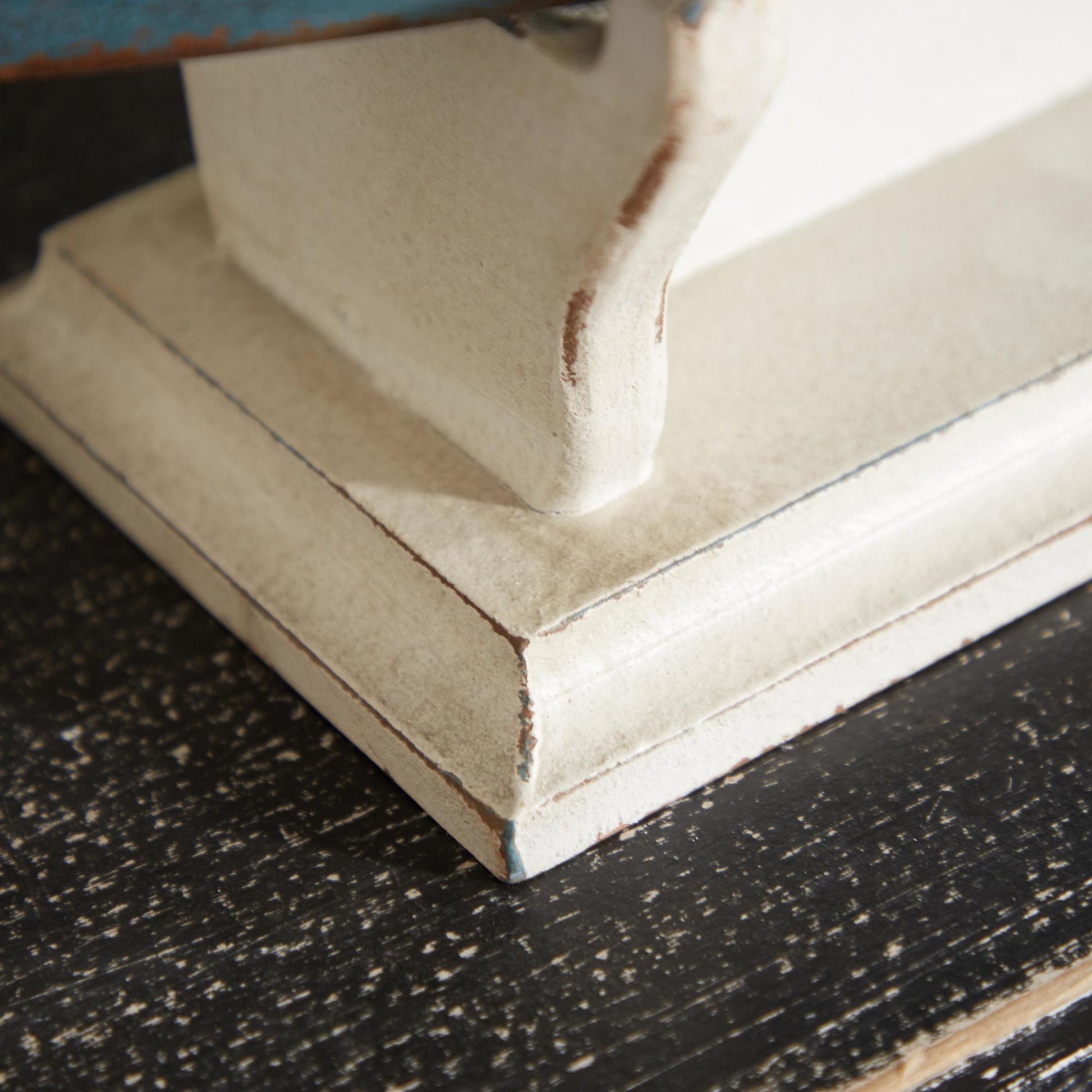 Sail Boat Blue Wooden Large Decorative Bowl