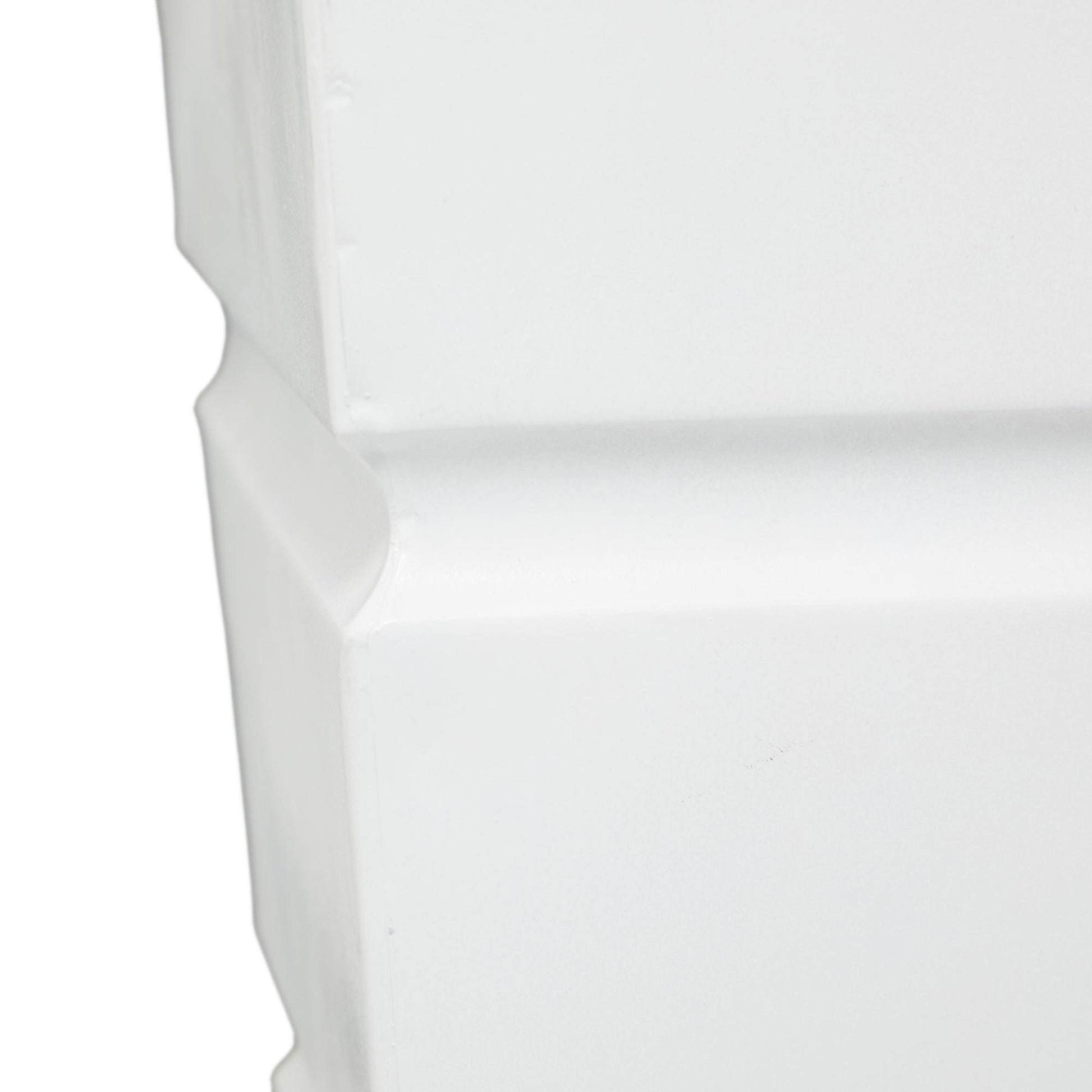 Set of 3 White Metal Planter