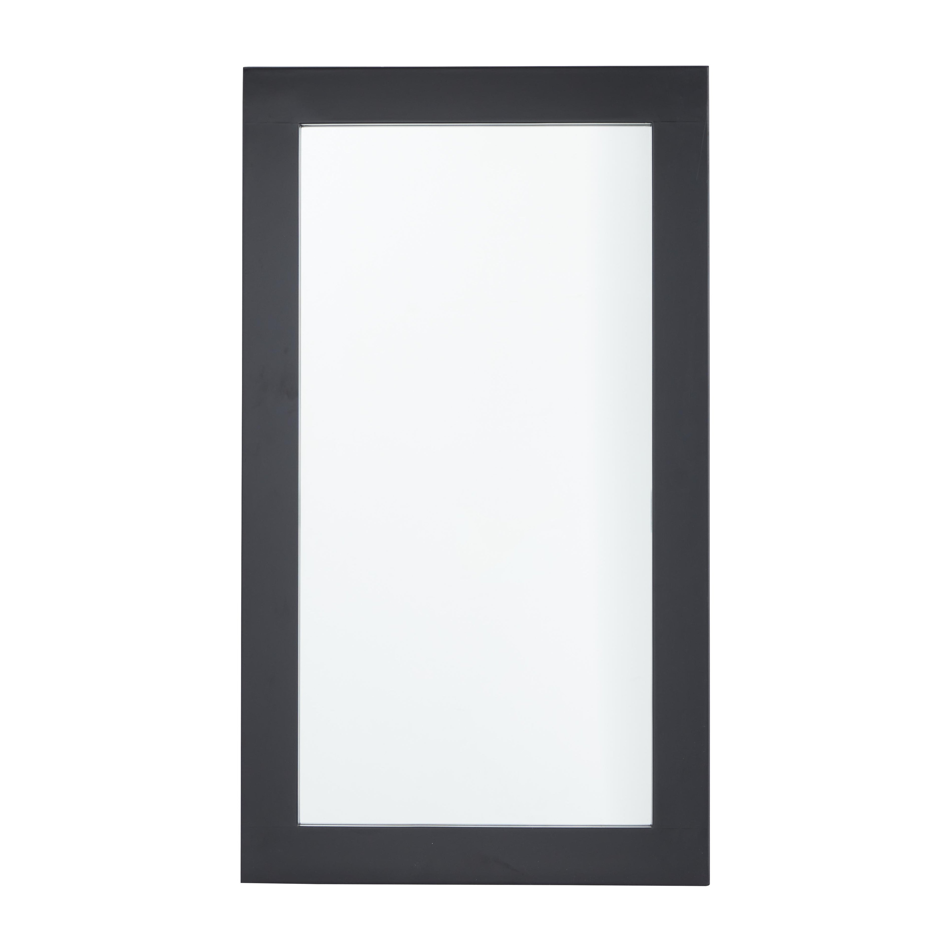 Wooden Minimalistic Room Wall Mirror 24" x 1" x 42"