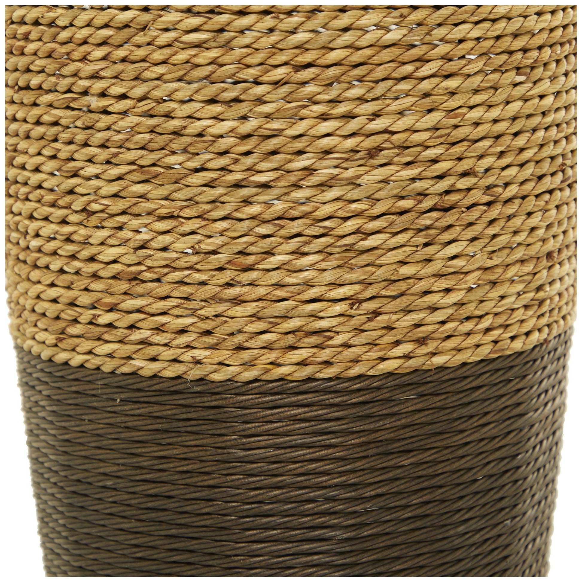 Brown Seagrass Handmade Tall Woven Floor Decorative Vase