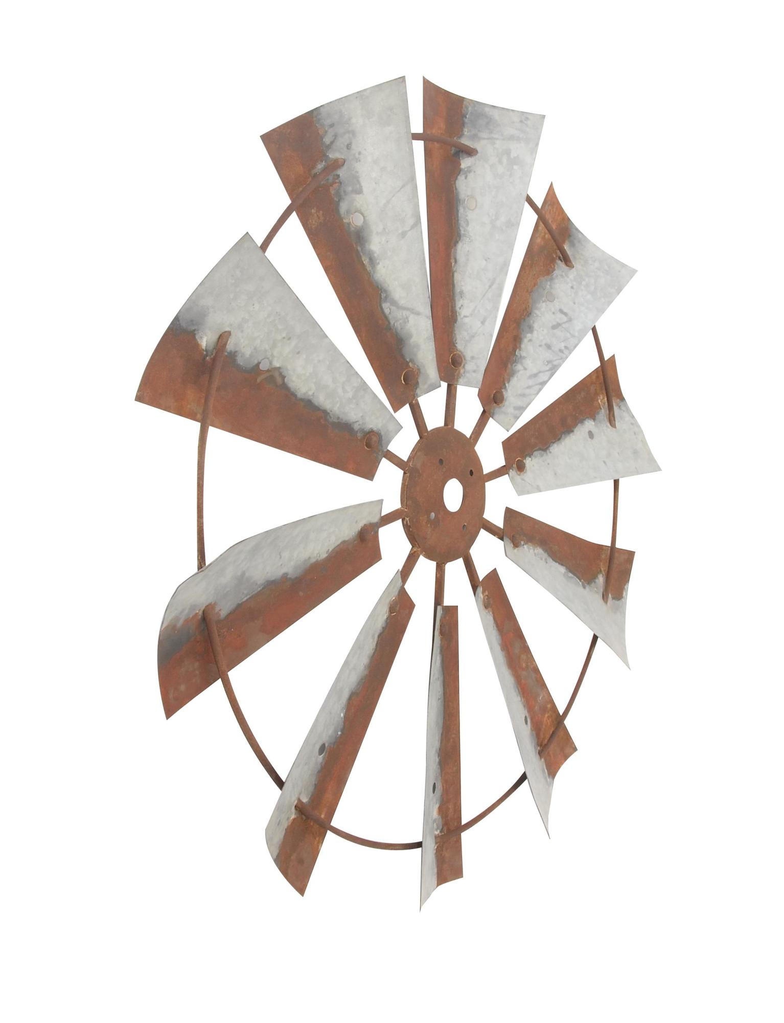 Windmill Metal Indoor Outdoor Home Wall Decor