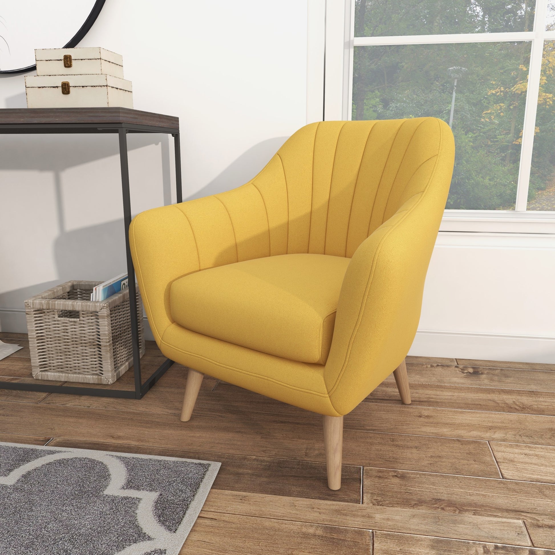Polyester Living Room Accent Chair