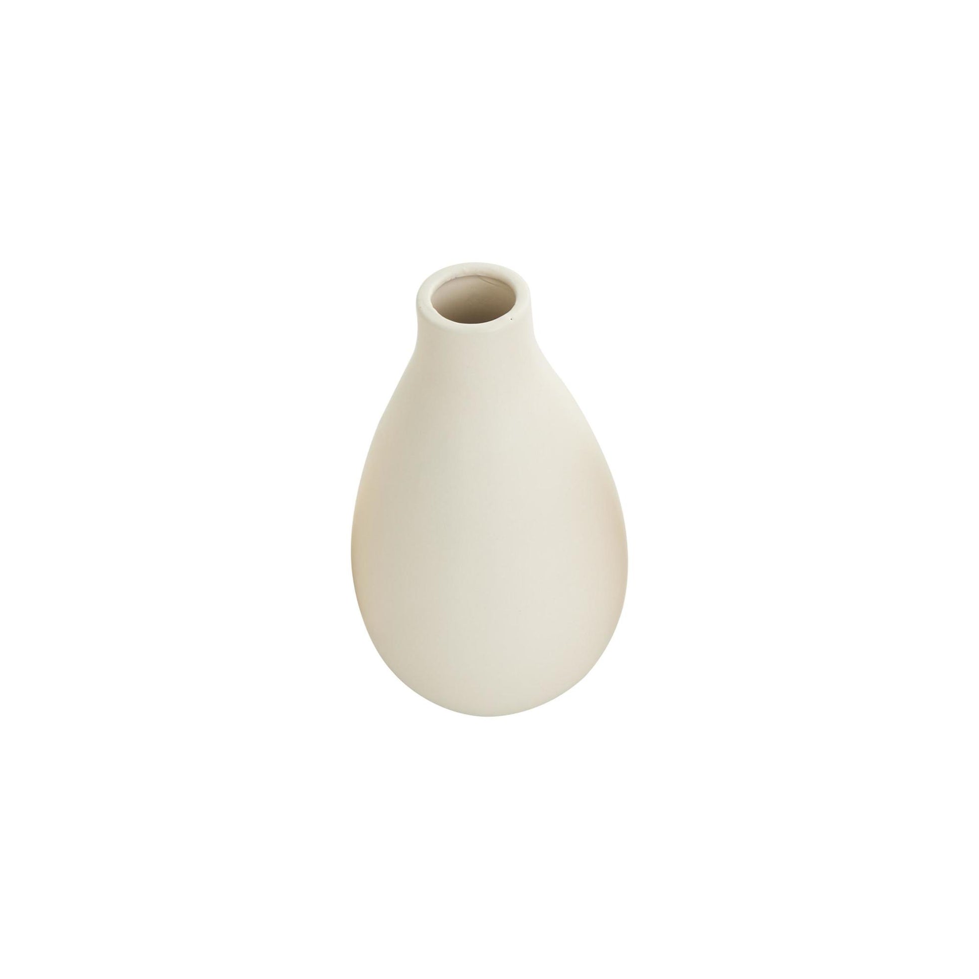 Cream Ceramic Decorative Vase