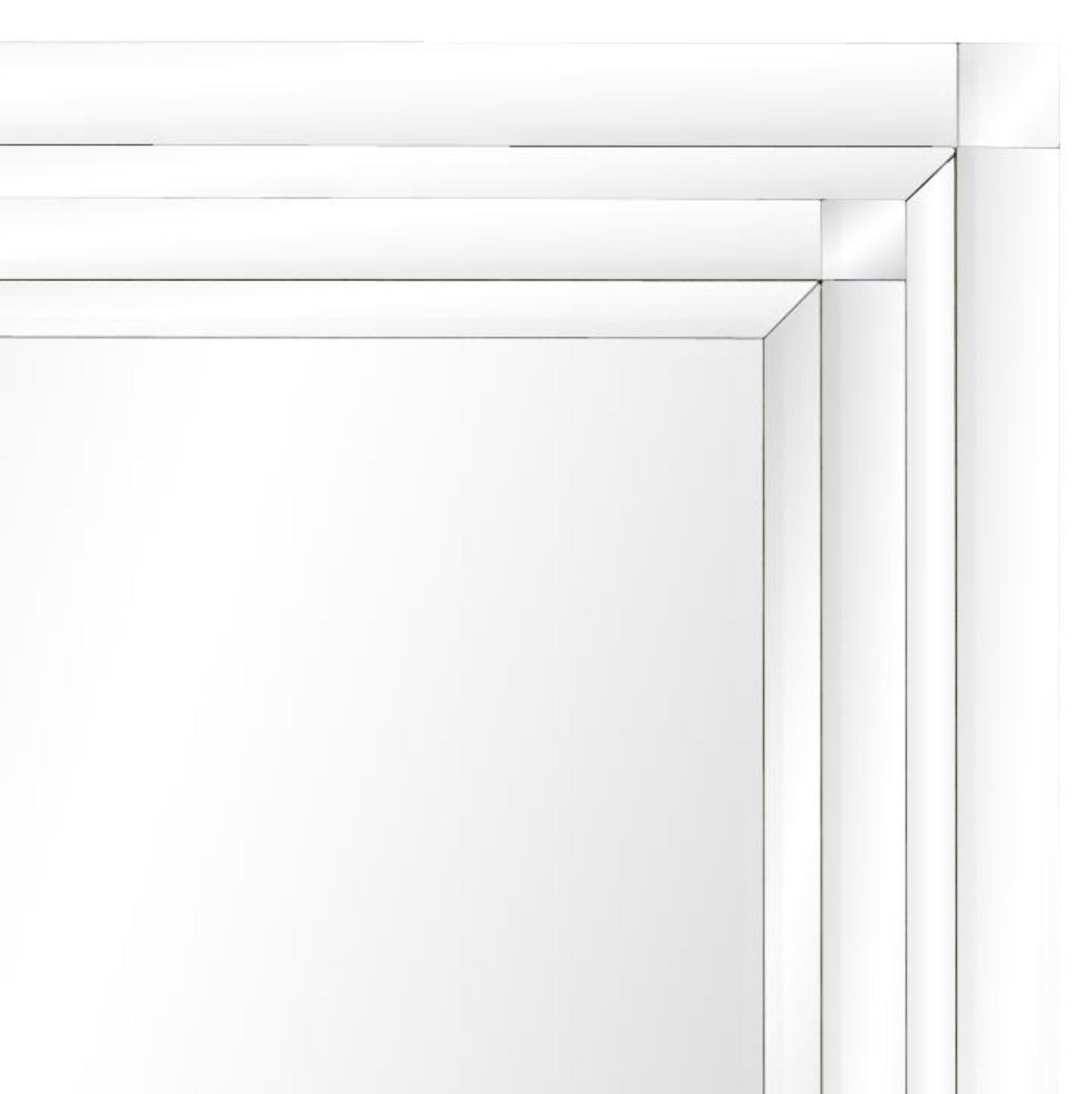Silver Glass Room Wall Mirror