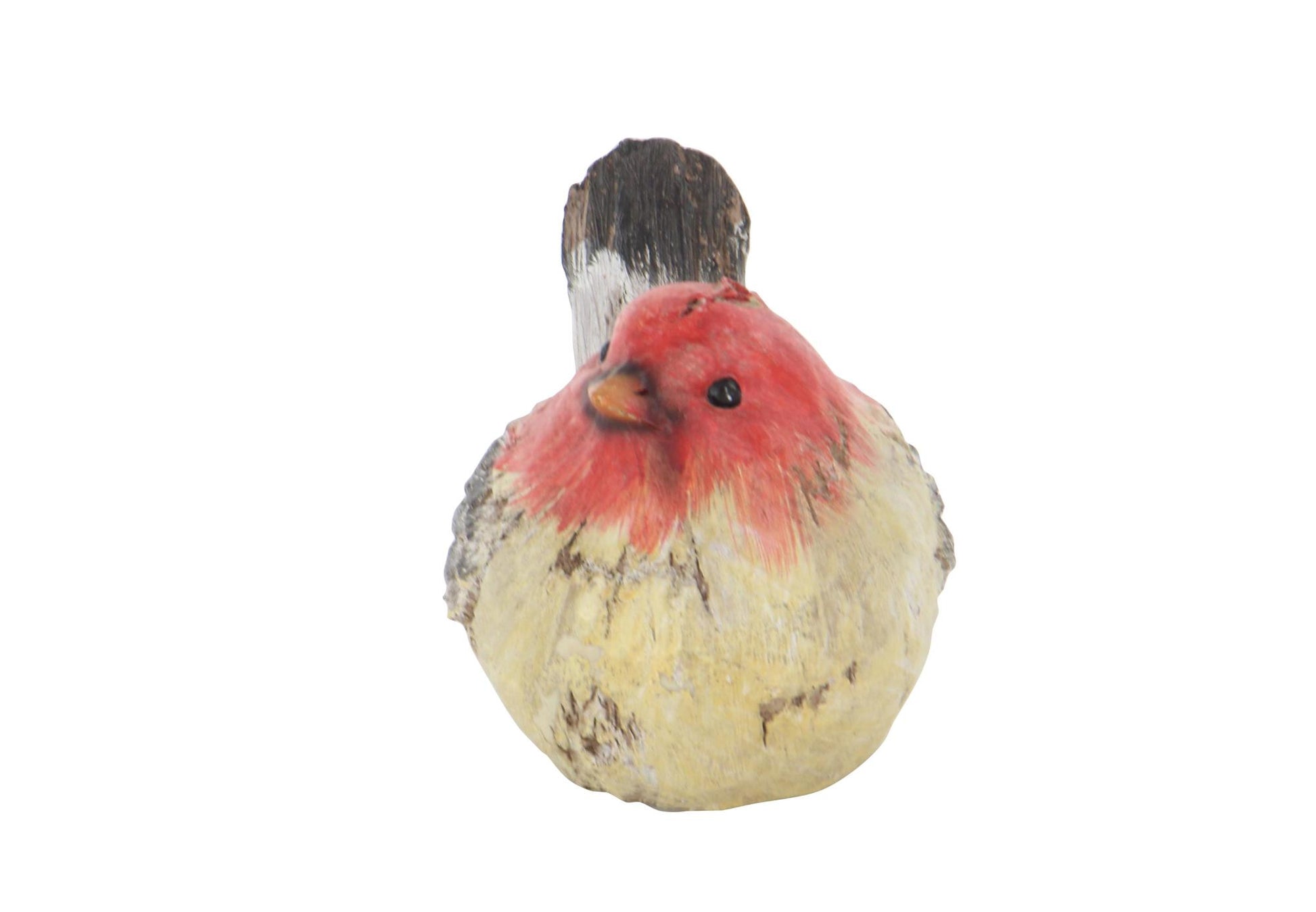Set of 4 Bird Multi Colored Polystone Decorative Sculpture