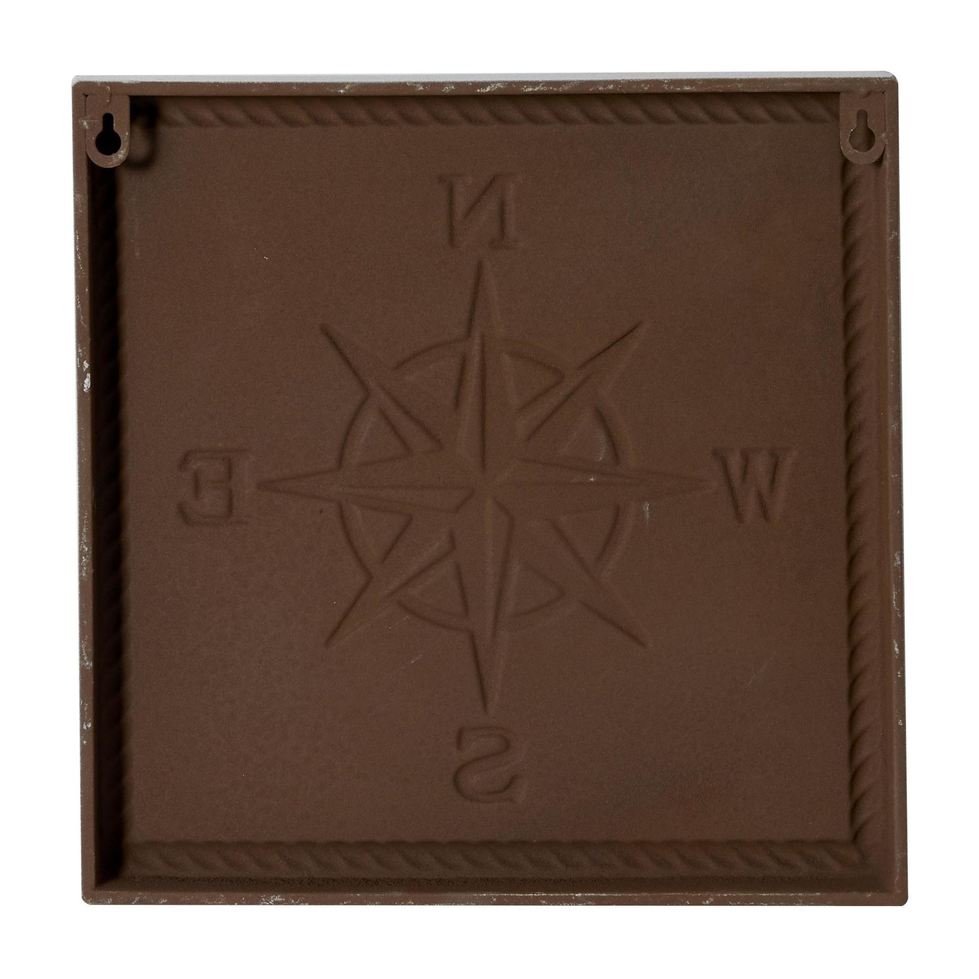 Set of 4 Sea Horse Metal Speckled Home Wall Decor with Starfish, Shell, and Coral Designs Set of 4 12"W, 12"H