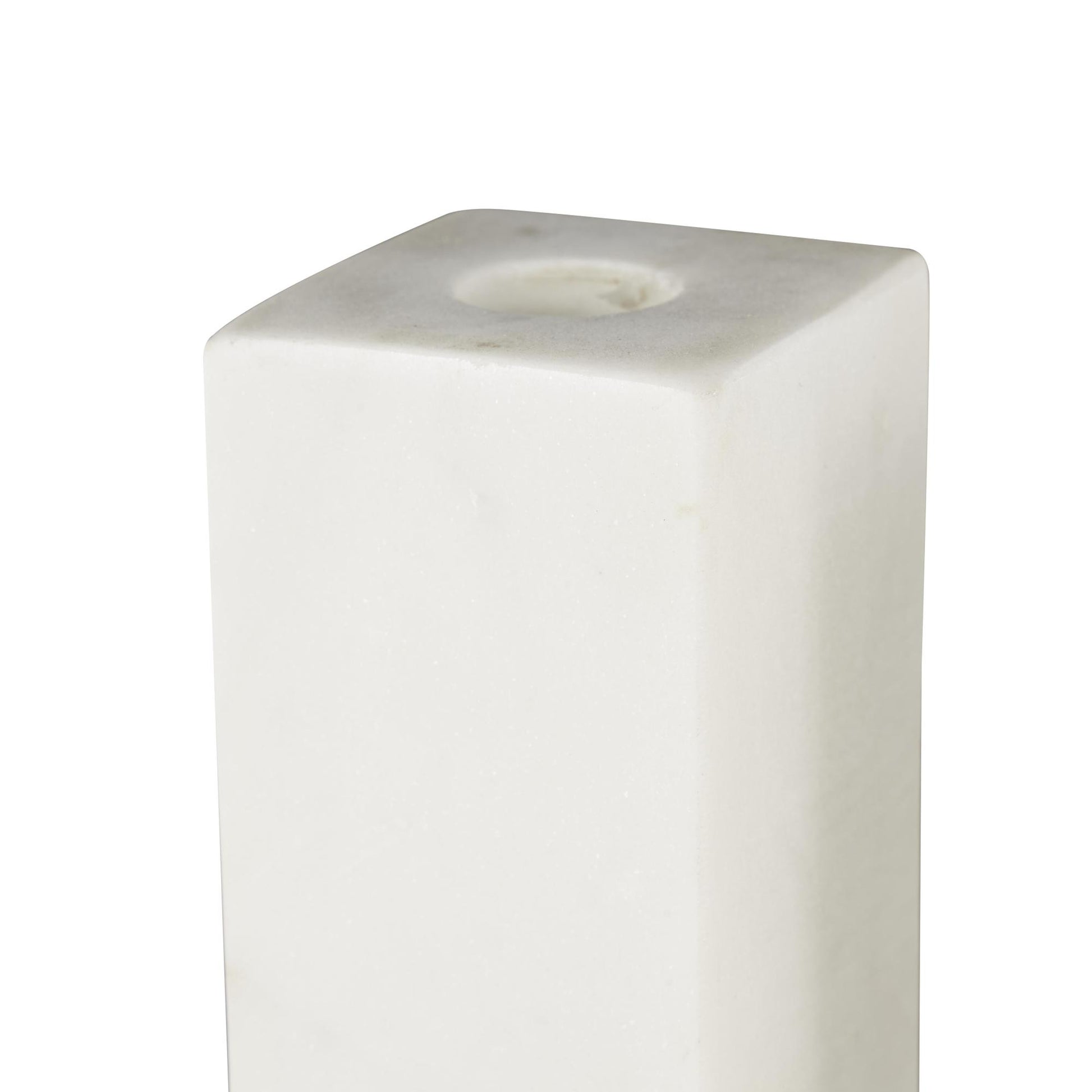 Abstract Marble U-Shaped Decorative Candle Holder 6" x 2" x 8"