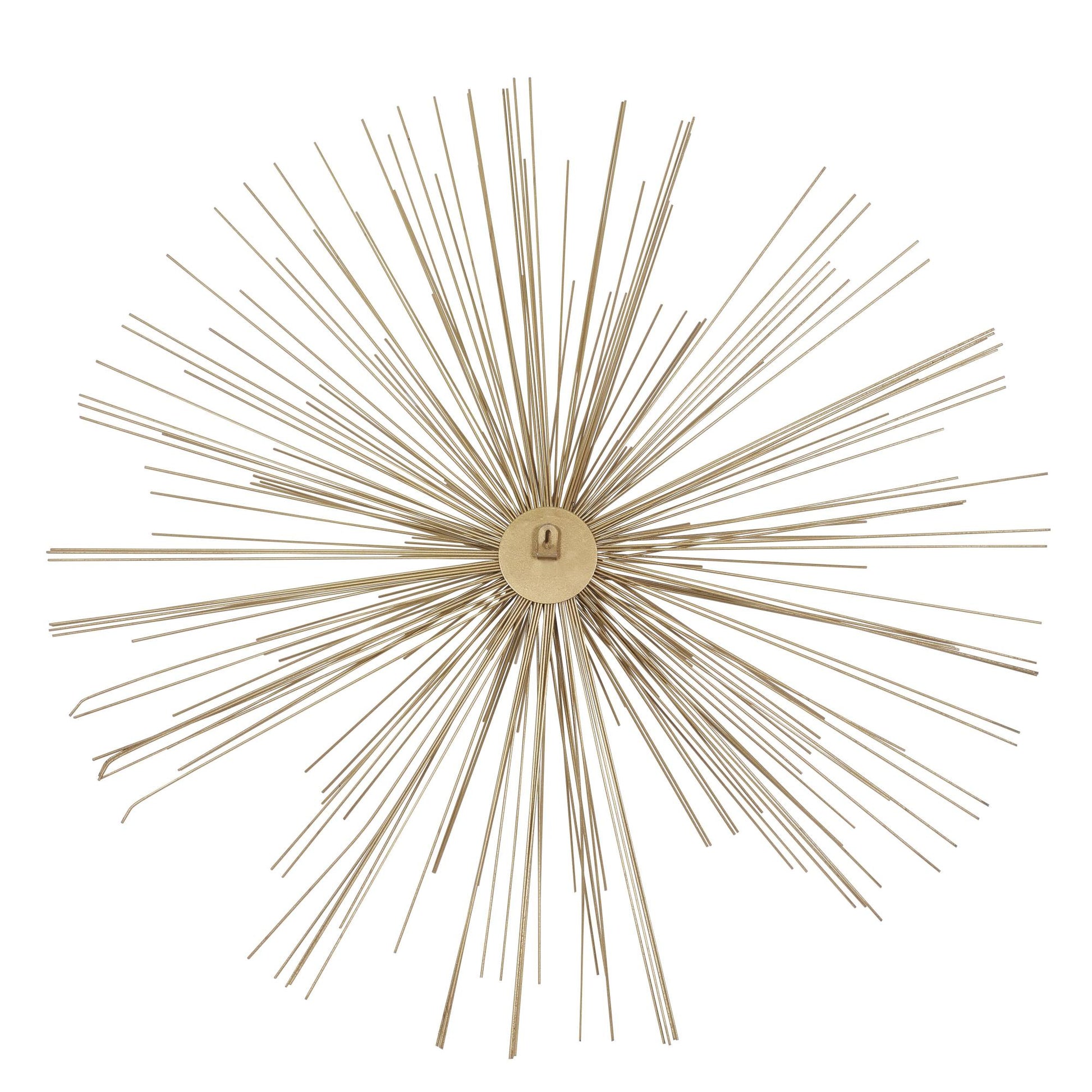 Starburst Gold Metal Large 3D Home Wall Decor