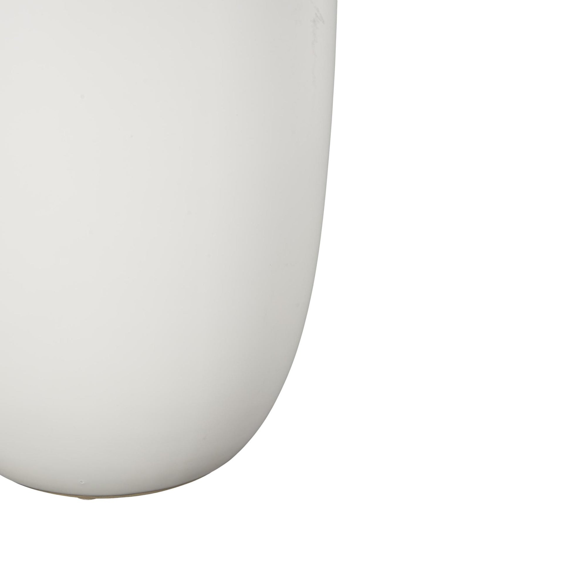 Scroll White Ceramic Sleek Amphora Decorative Vase with Handles