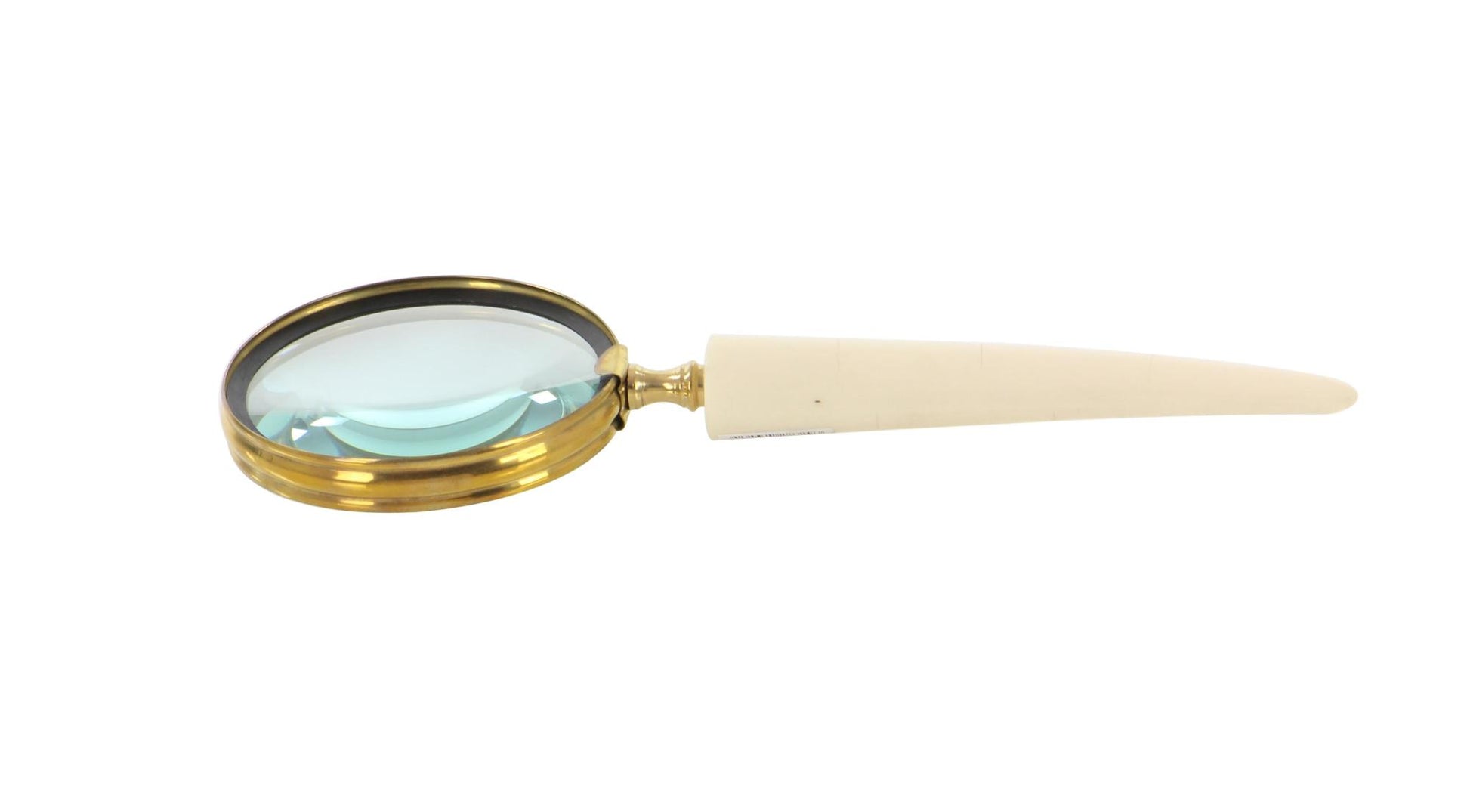 CosmoLiving by Cosmopolitan Set of 3 Black Metal Decorative Magnifying Glass with Bone Handles