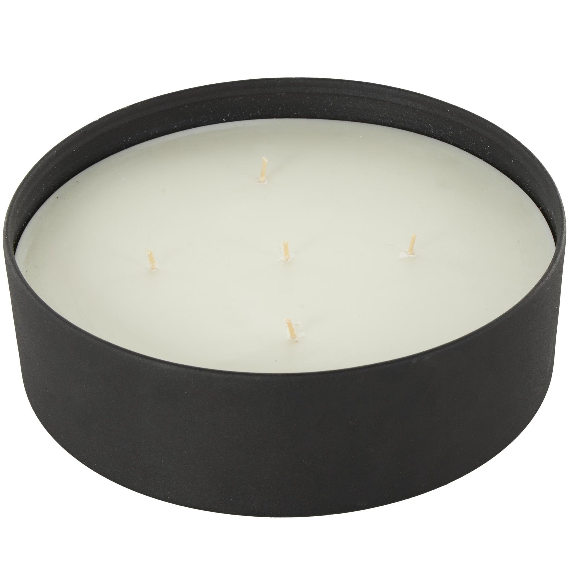 Metal Pink Blush & Poppy Scented Textured 59oz 5 Wick Decorative Candle with White Wax