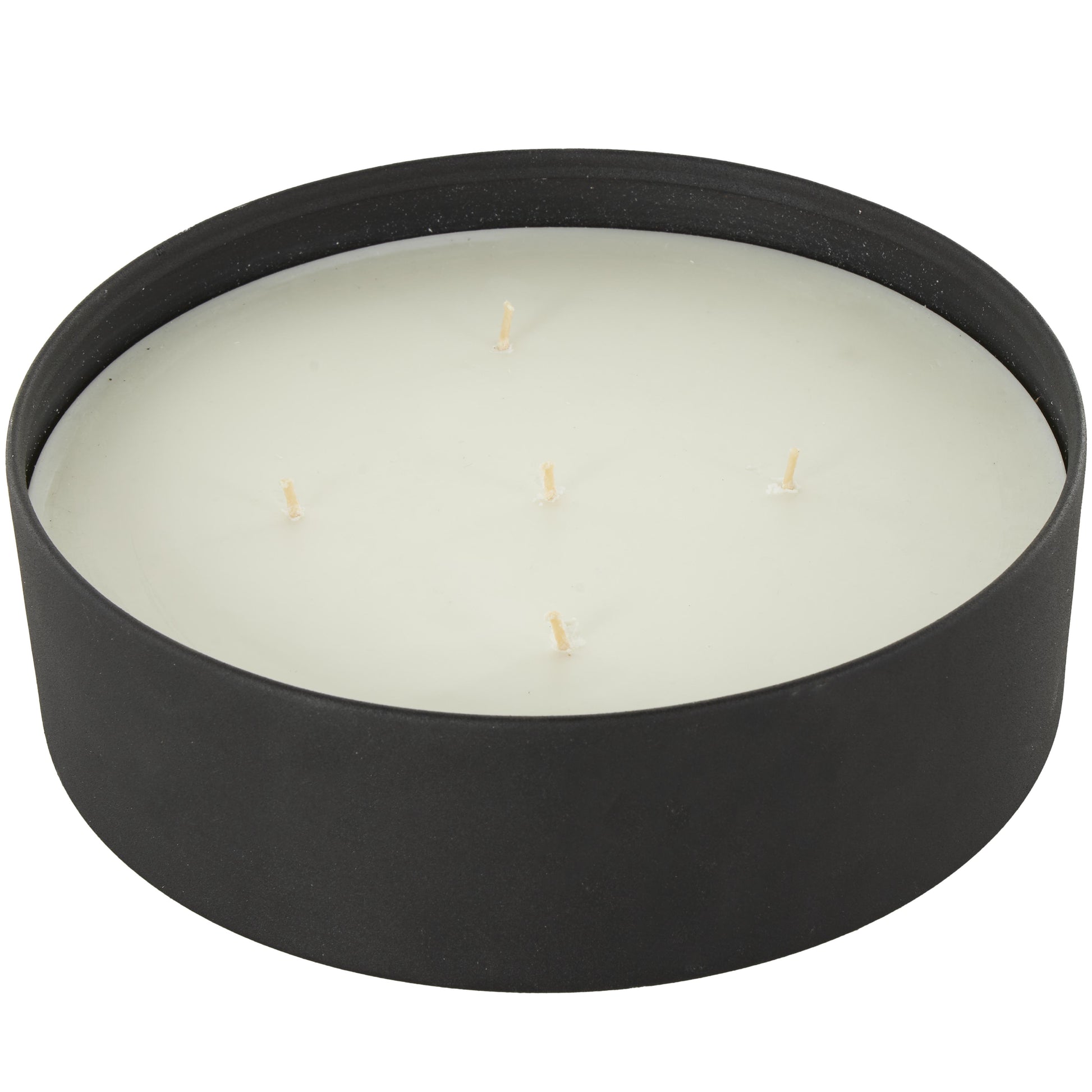 Metal Pink Blush & Poppy Scented Textured 59oz 5 Wick Decorative Candle with White Wax