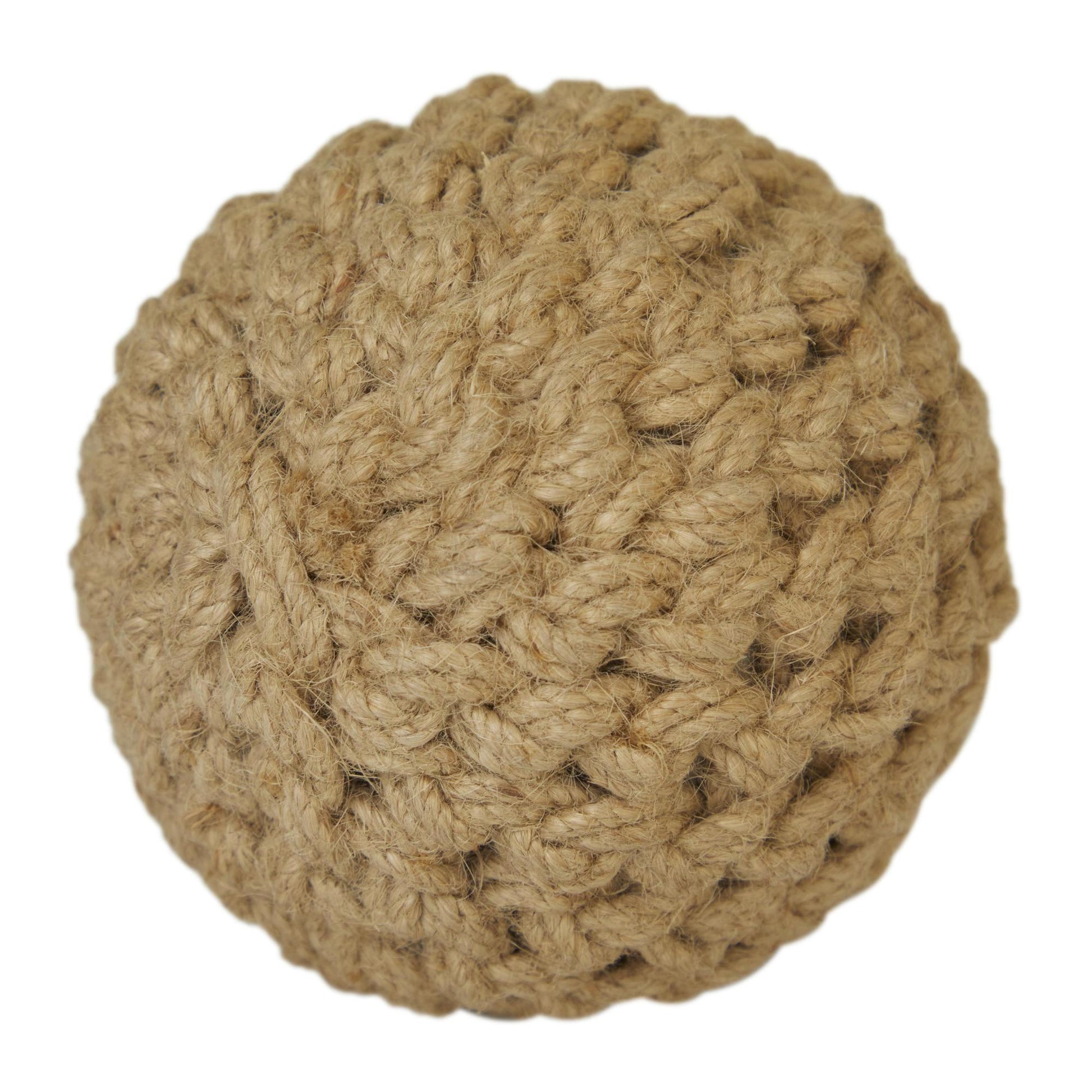 Set of 4 Jute Rope Handmade Decorative Orbs & Vase Filler with Varying Designs Set of 4 4"W, 4"H