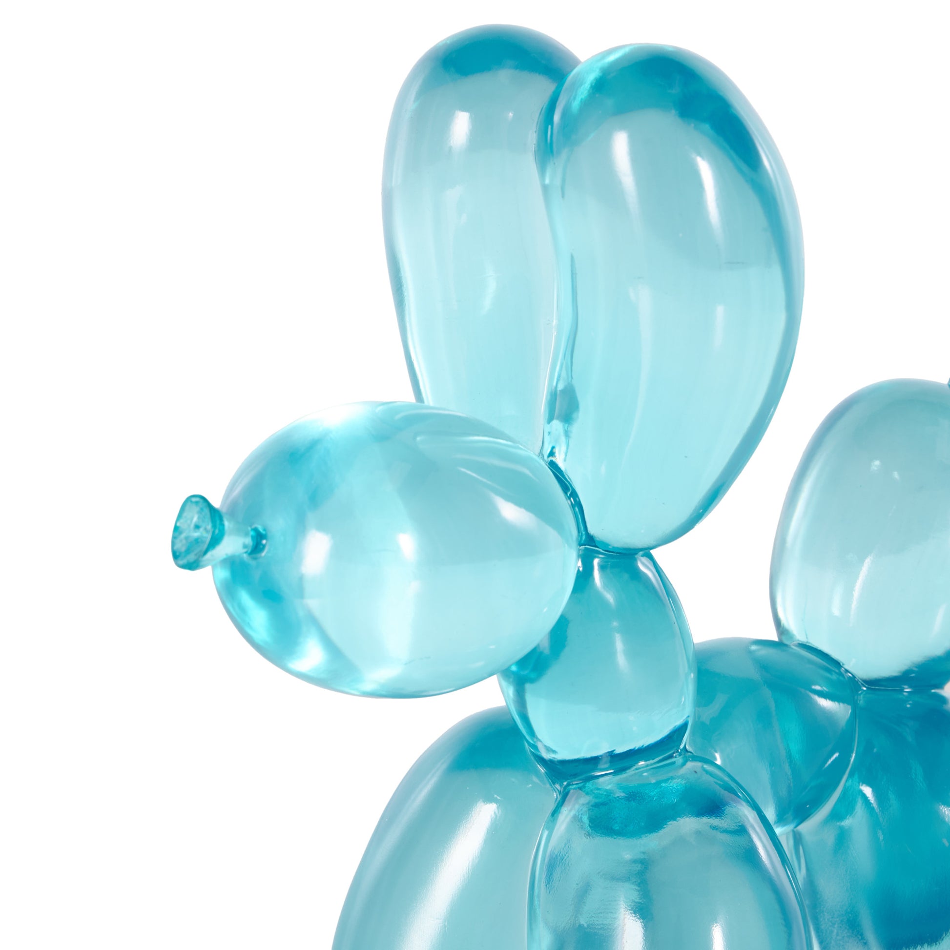 Dog Resin Tinted Balloon Decorative Sculpture