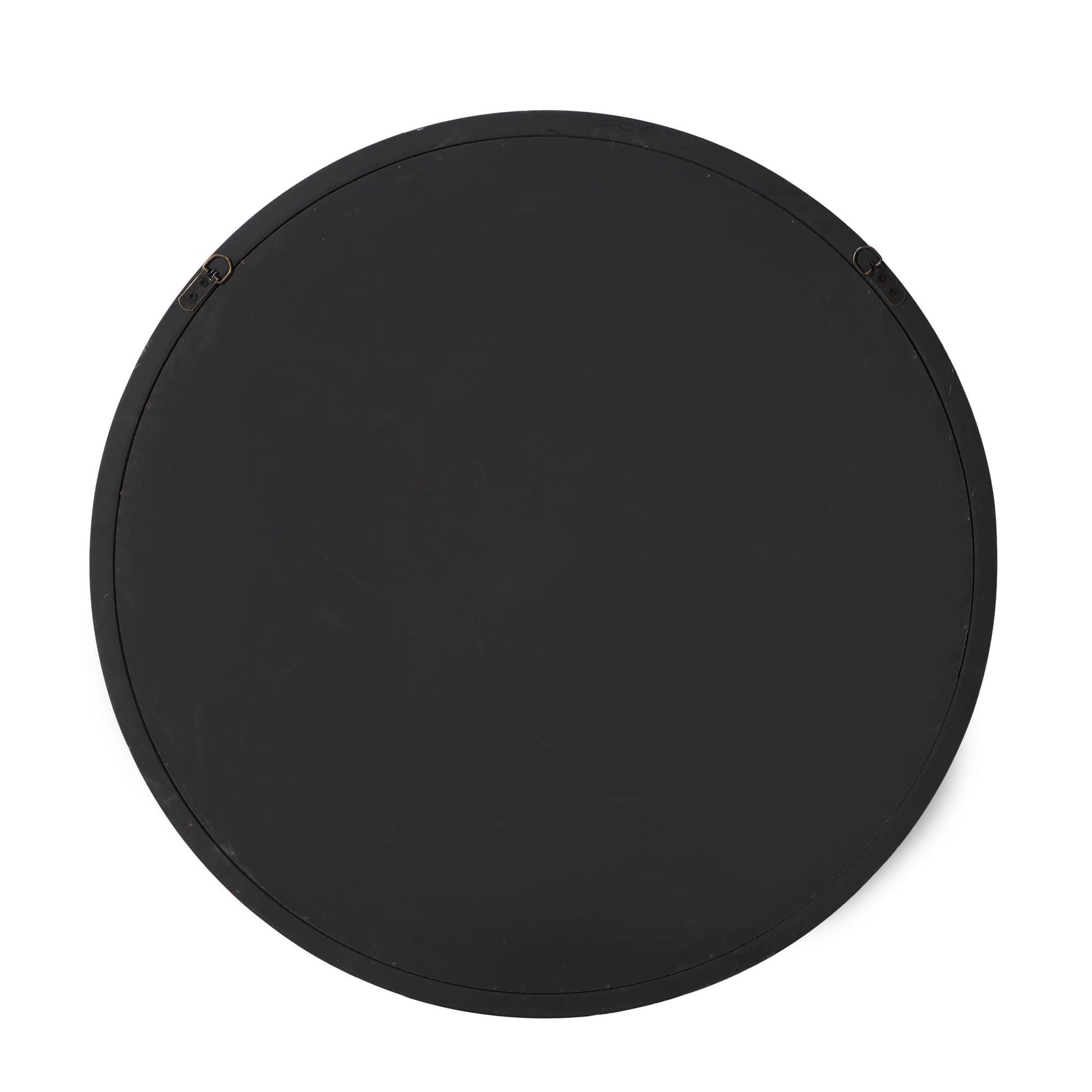 Black Wooden Room Wall Mirror
