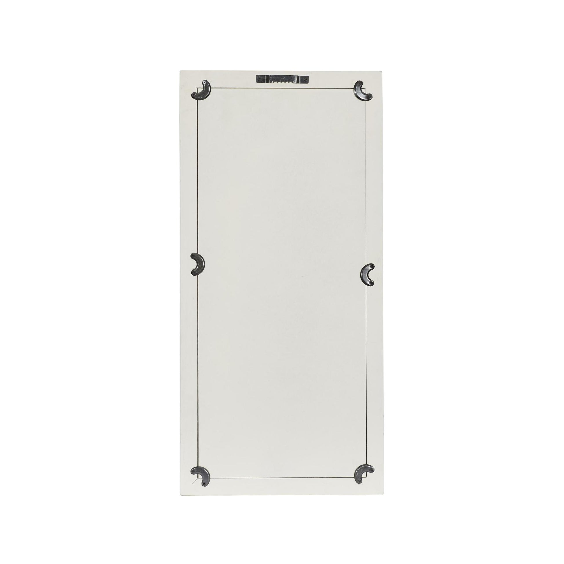 Set of 4 Leaf Green Wood Panel Living Room Framed Wall Art with Cream Frame