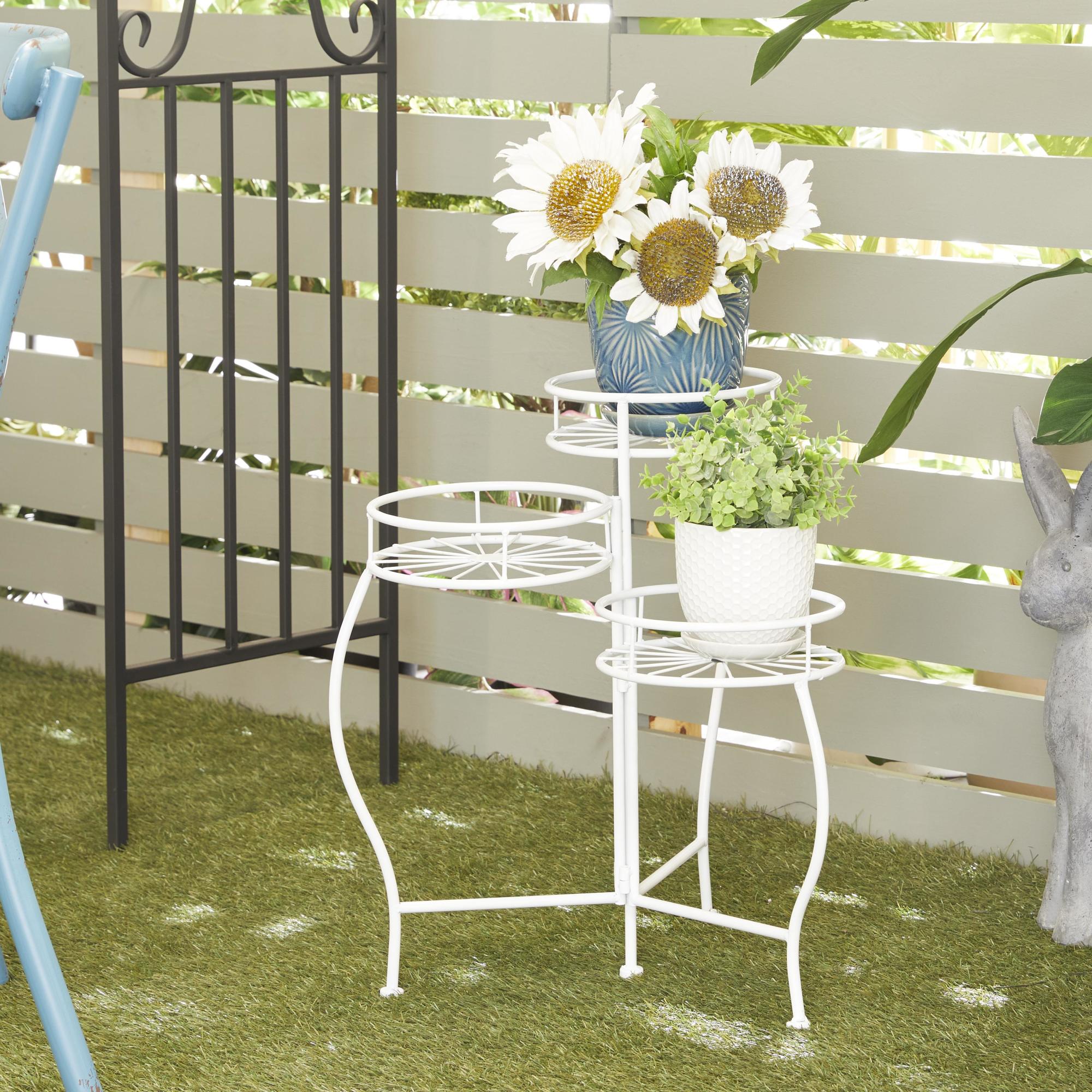 Starburst Metal 3 Tier Indoor Outdoor Plantstand