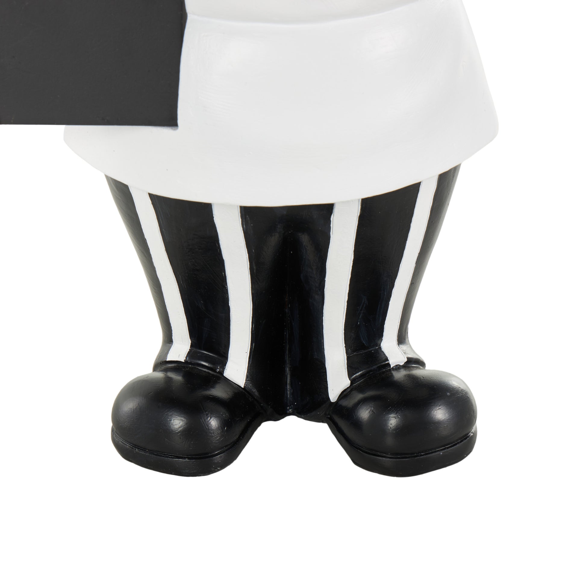 Chef White Polystone Kitchen Decorative Figurine Decorative Sculpture with Chalkboard