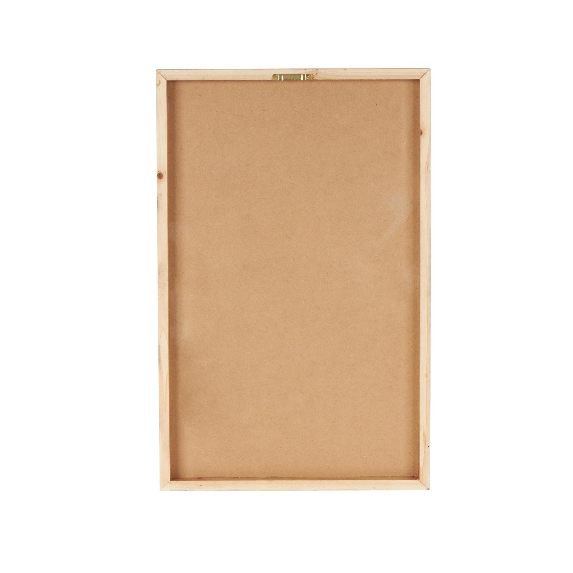 Abstract Brown Wood Handmade Horizontal Mixed Media Home Wall Decor with Various Textures and Patterns