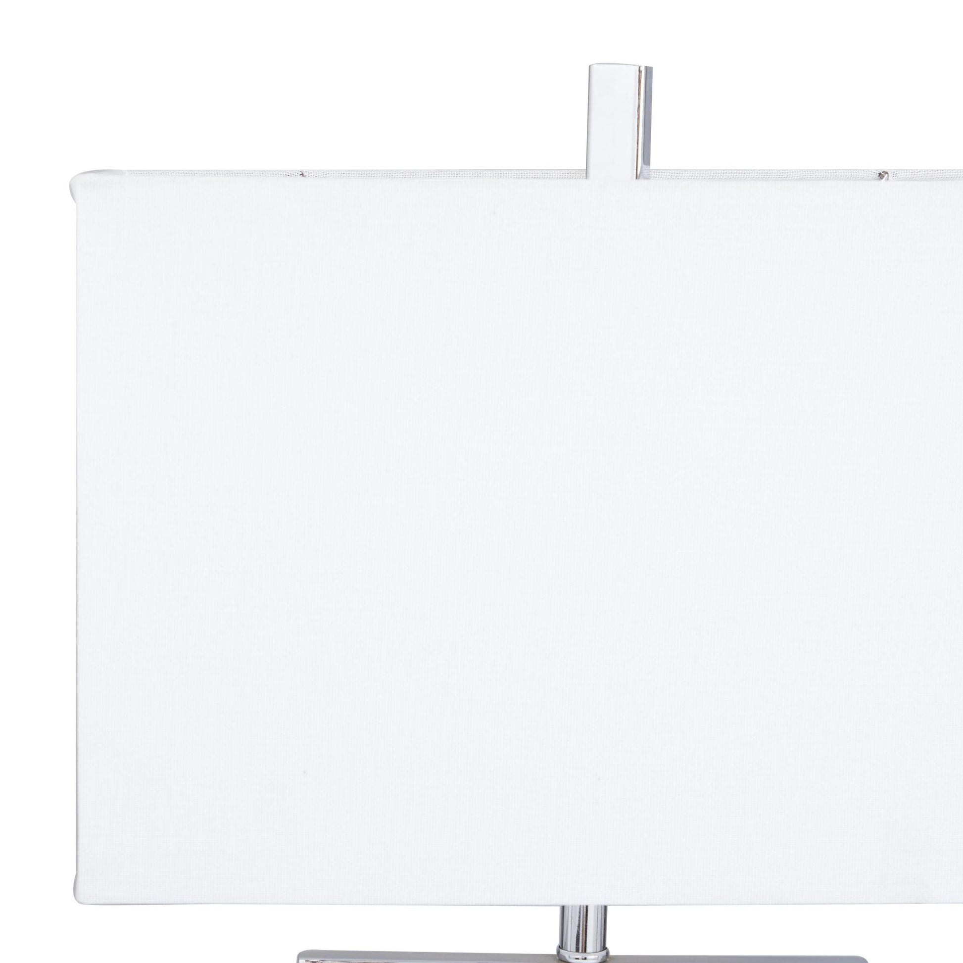CosmoLiving by Cosmopolitan Geometric Marble Room Table Lamp with Square Shade