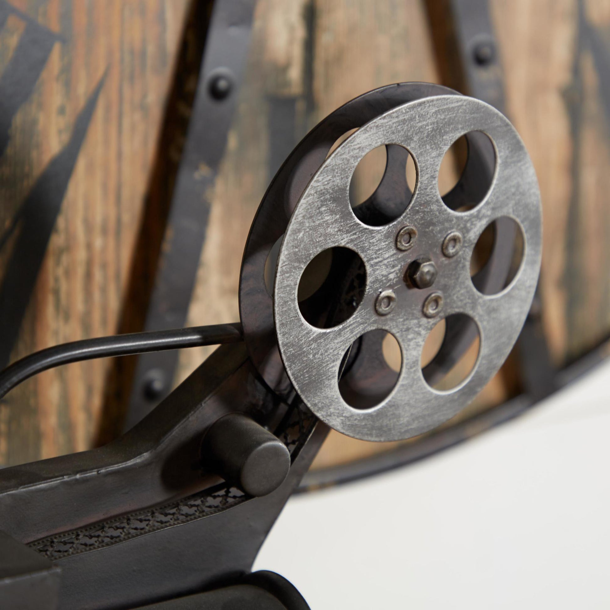 Film Black Metal Camera Decorative Sculpture