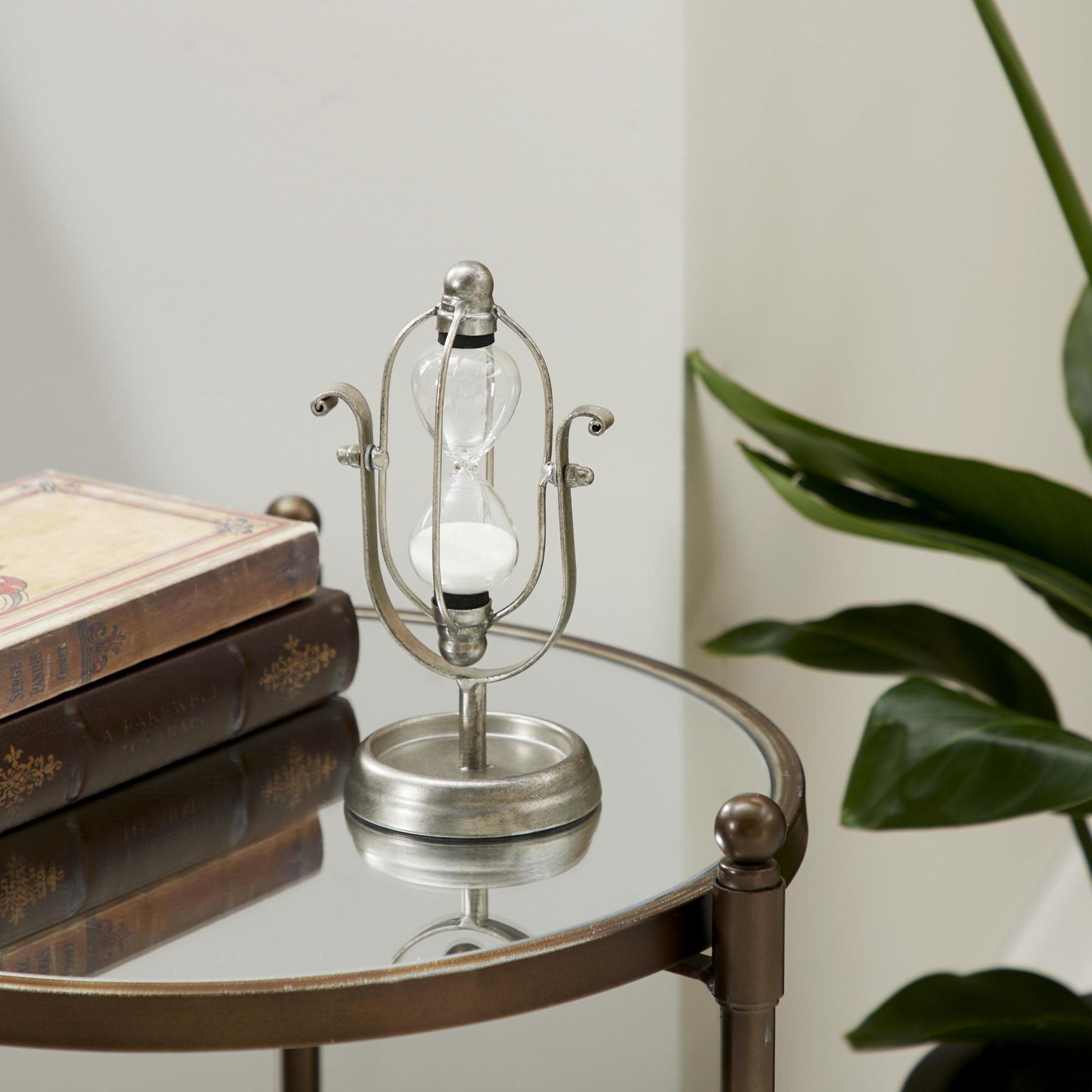 Scroll Metal Hourglass Sand Hourglass Timer
