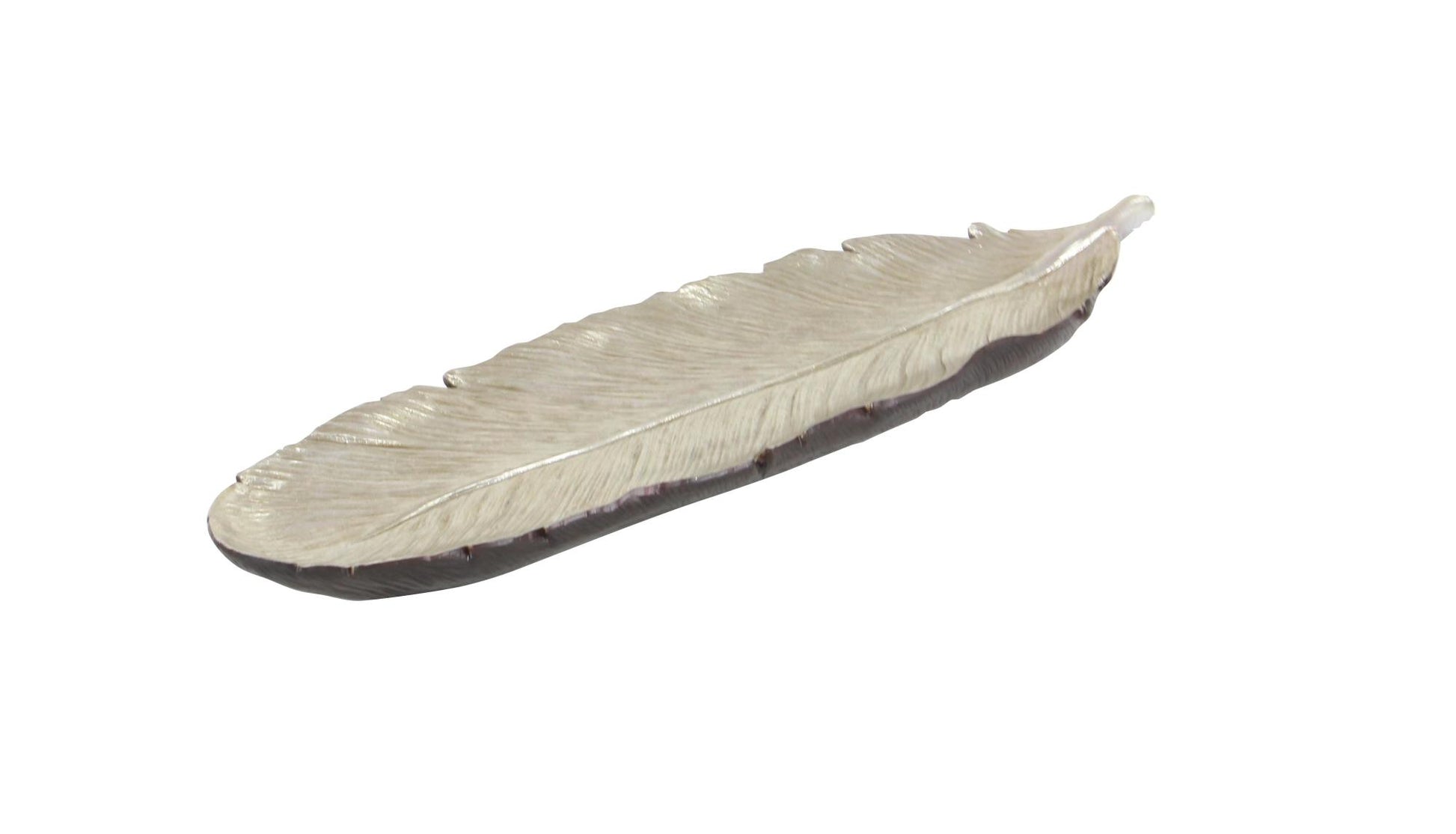 Bird Polystone Feather Large Decorative Bowl