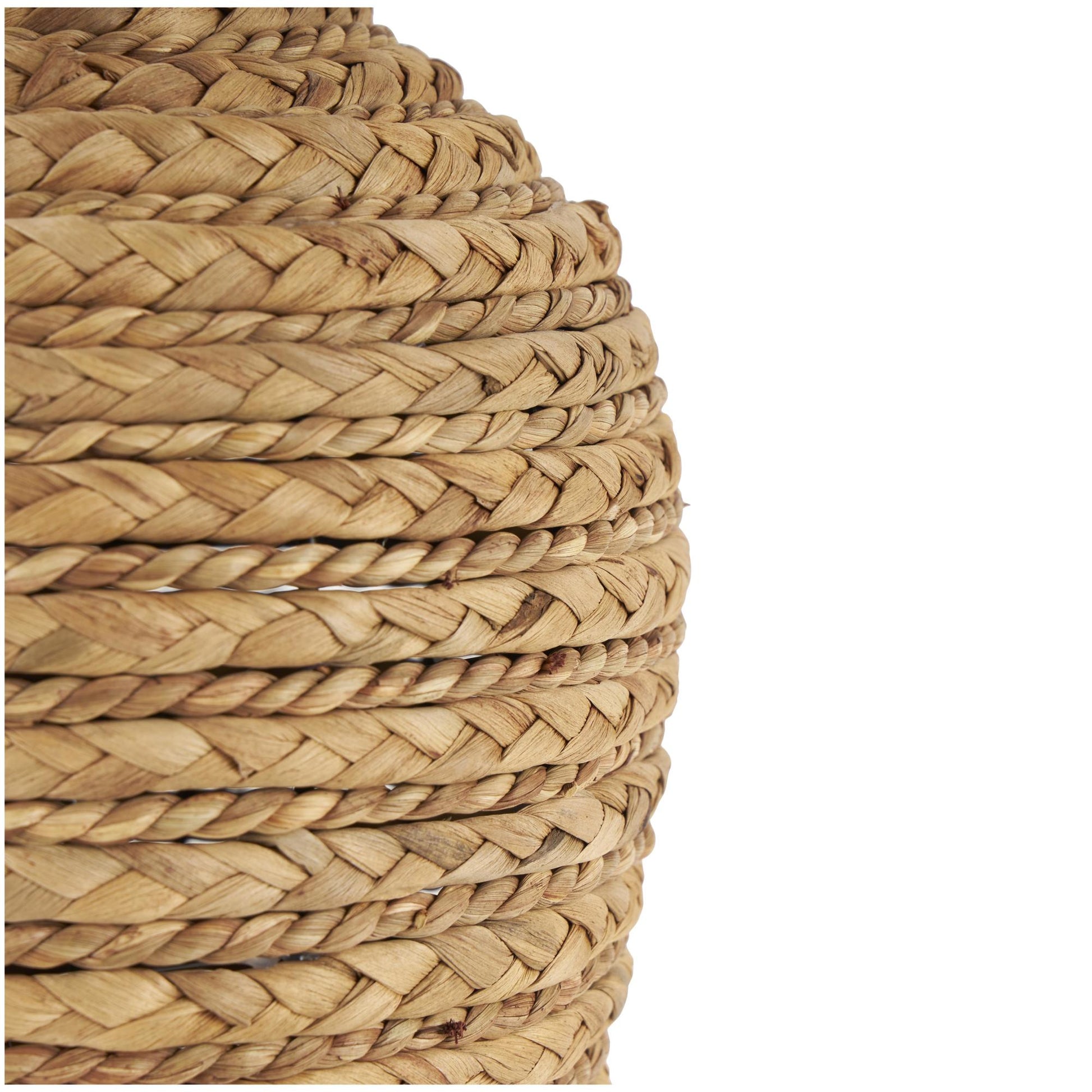 Brown Seagrass Handmade Braided Decorative Vase