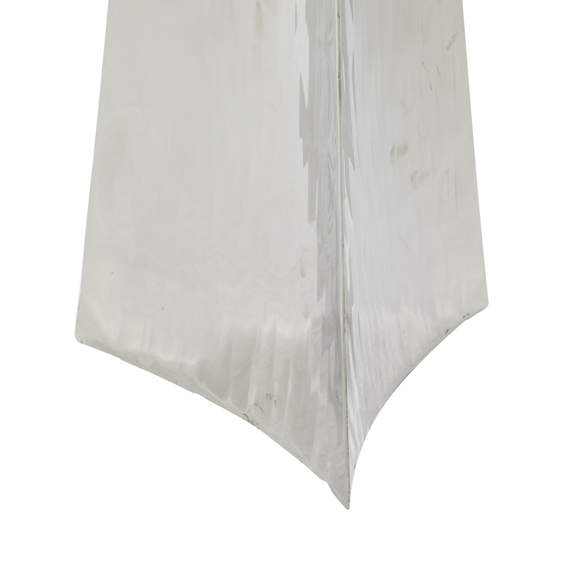 Silver Stainless Steel Metal Hammered Decorative Vase