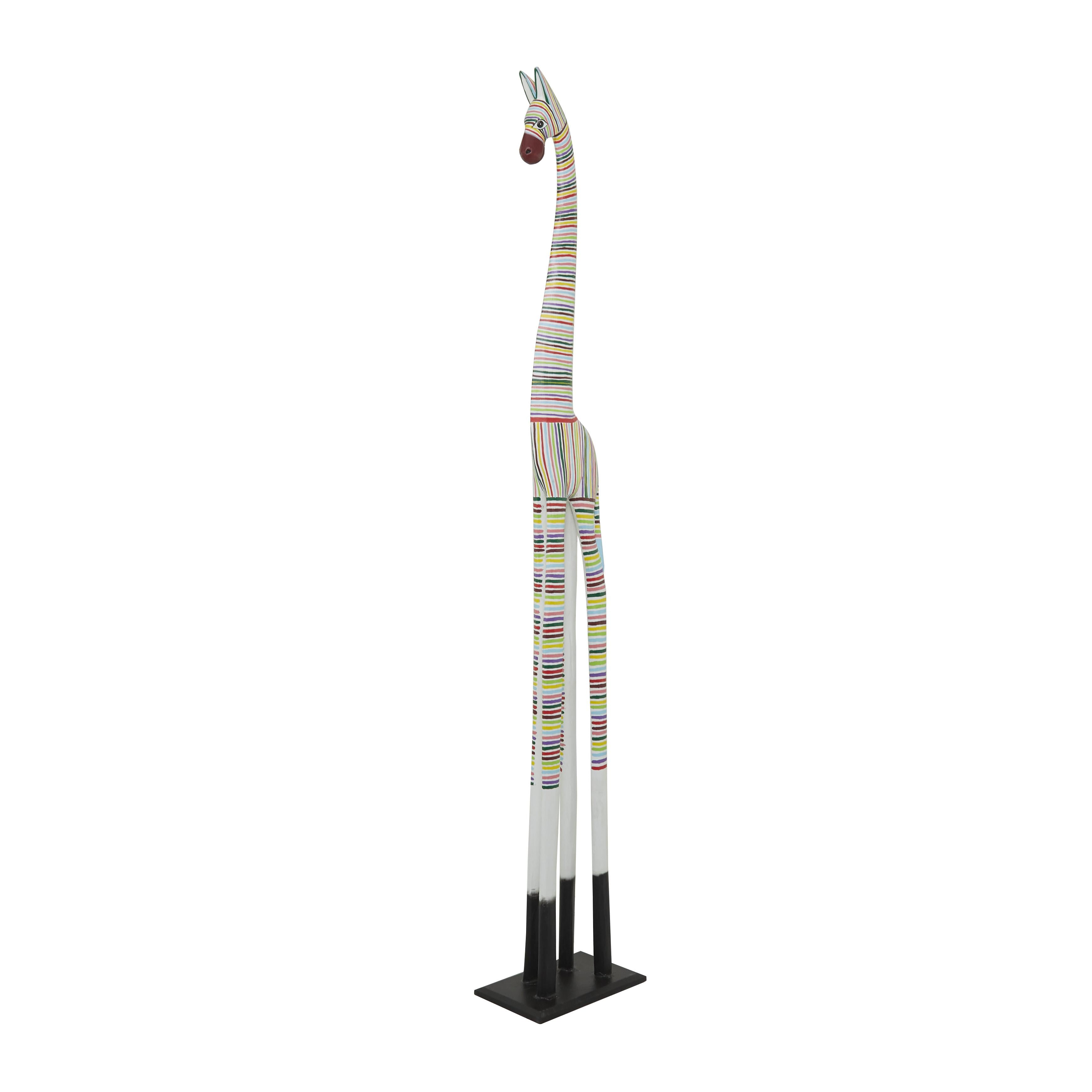 Giraffe Wood Handmade Decorative Sculpture