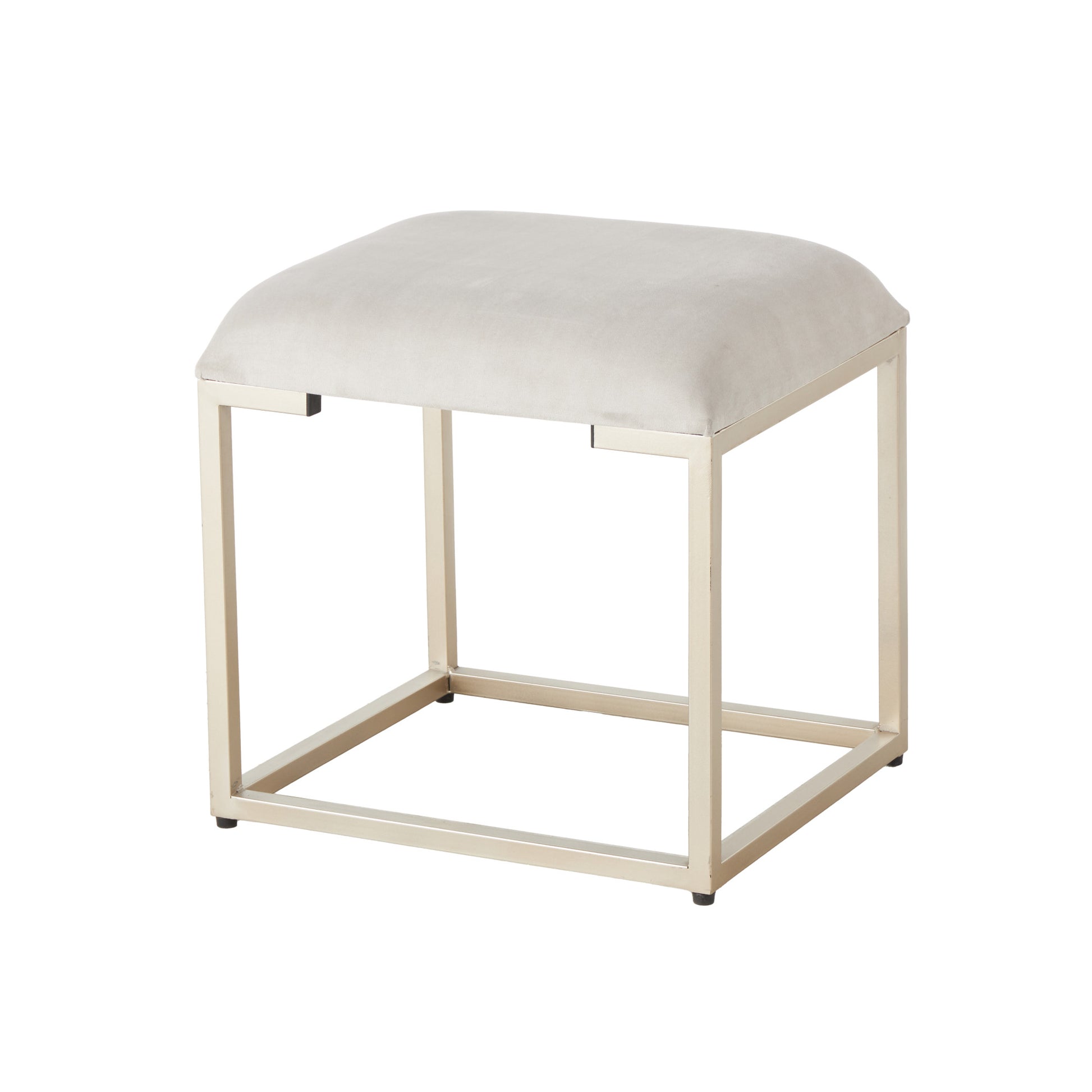 Light Gray Wood Bedroom Vanity with Stool with Hidden Mirror