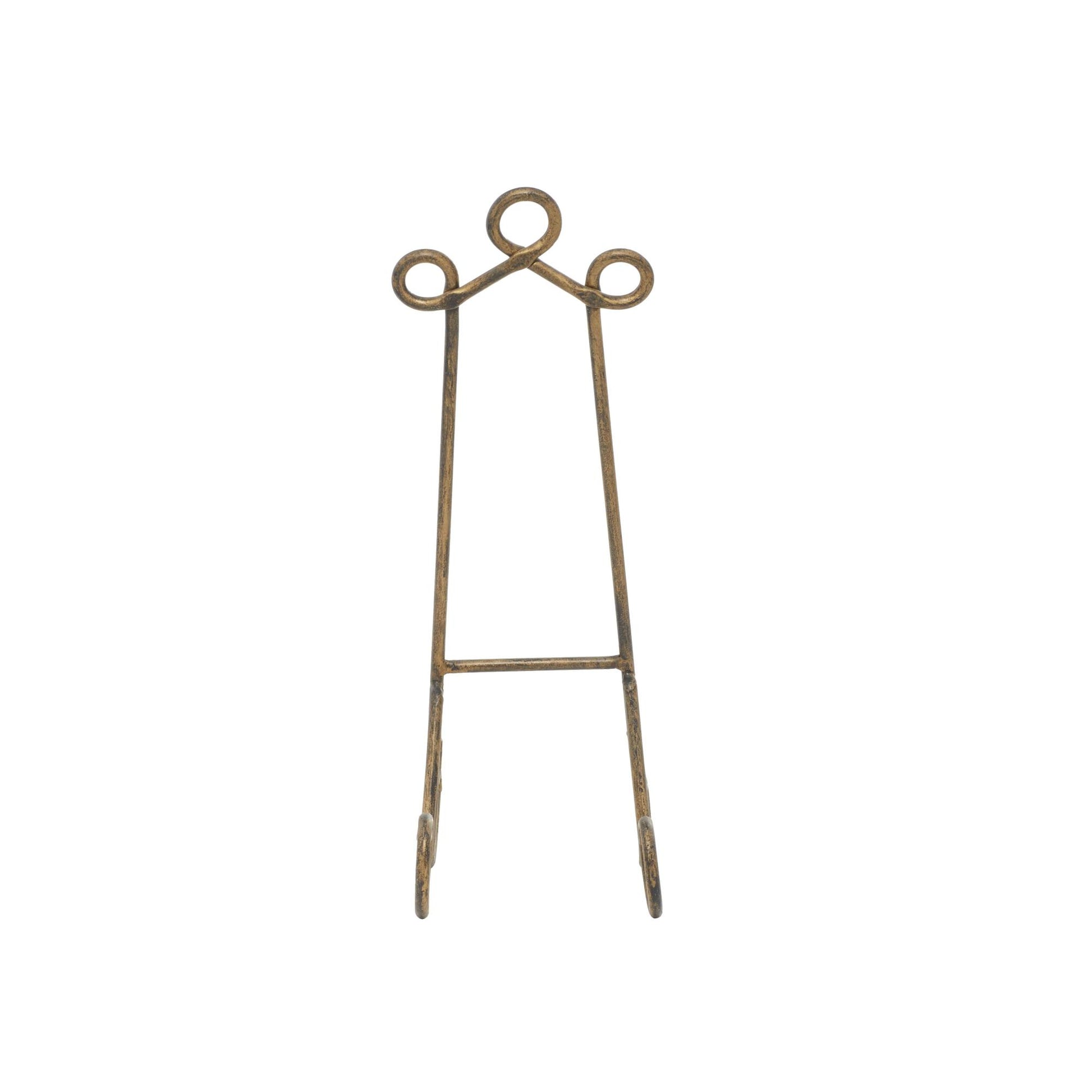 Metal Scroll Display Easel 7" x 10" x 19"