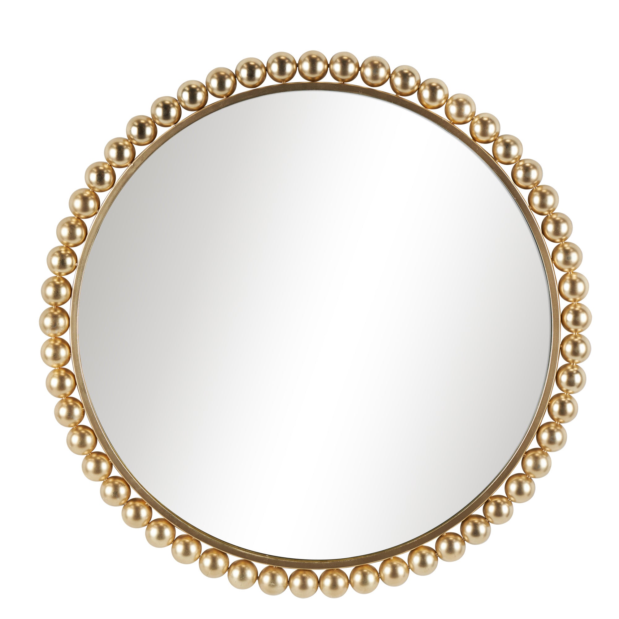 CosmoLiving by Cosmopolitan Metal Room Wall Mirror with Bead Detailing