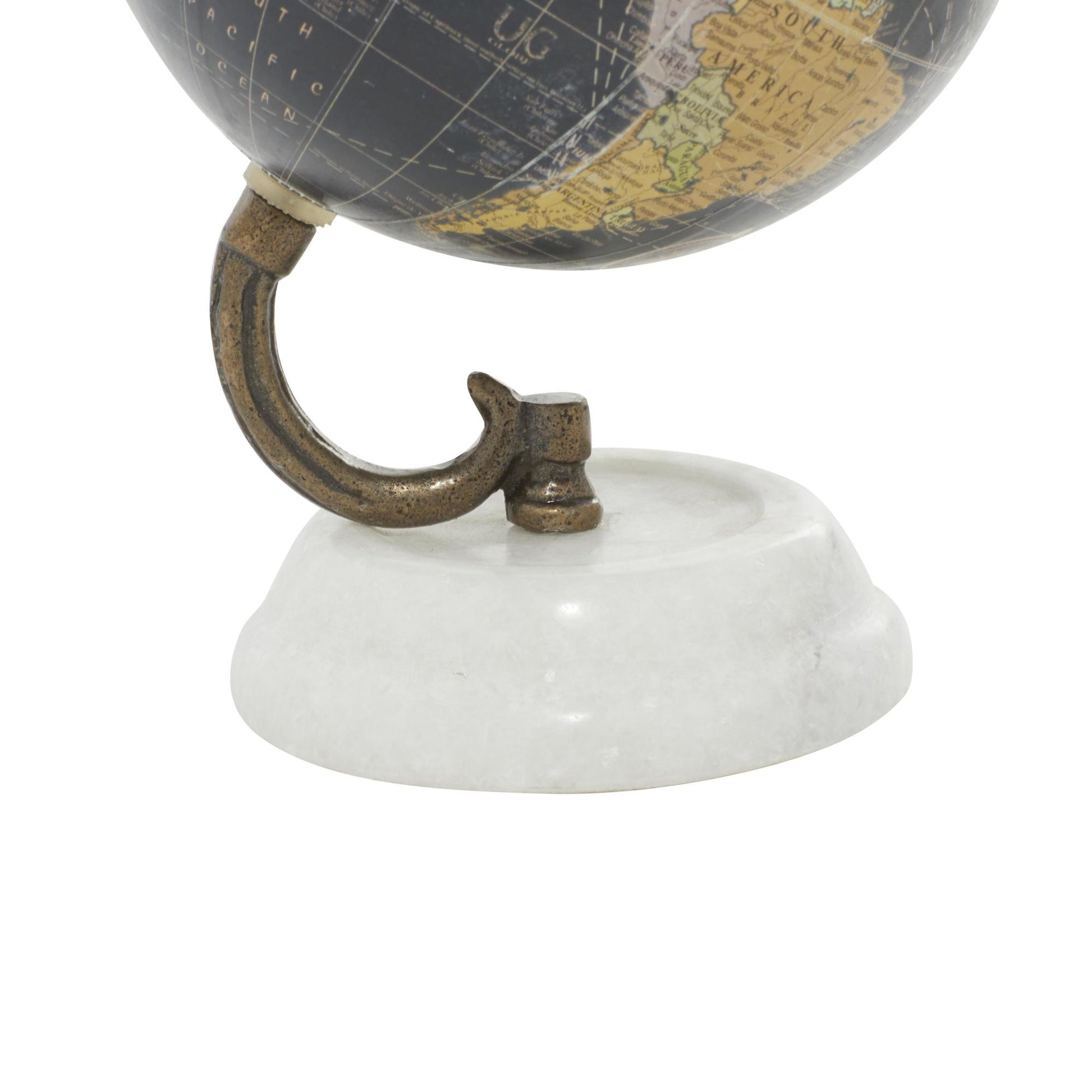 World Map Marble Educational/Geographic Earth Globe with Marble Base