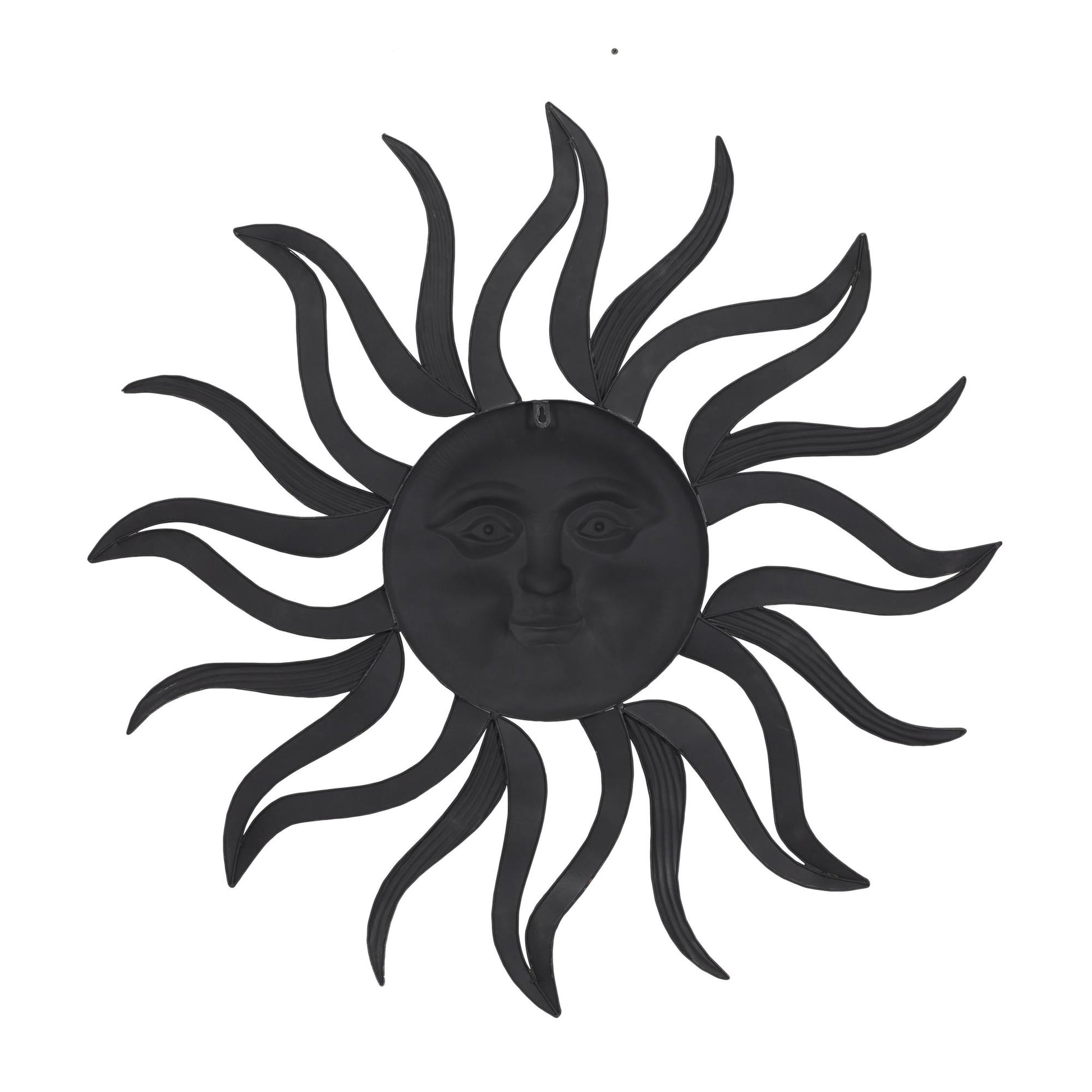 Sun Brass Metal Home Wall Decor with Distressed Copper Like Finish