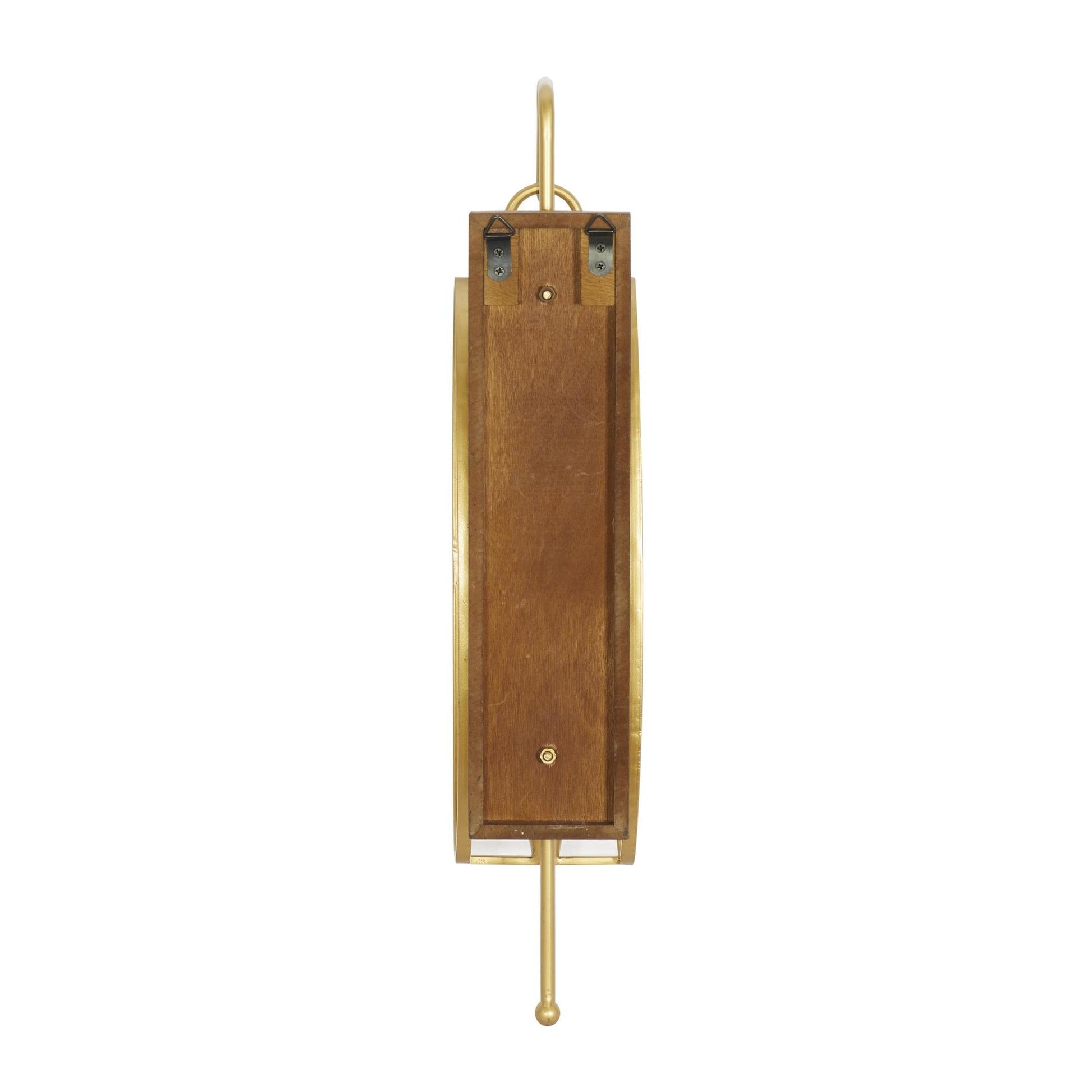 Gold Metal Single Candle Indoor Outdoor Wall Sconce