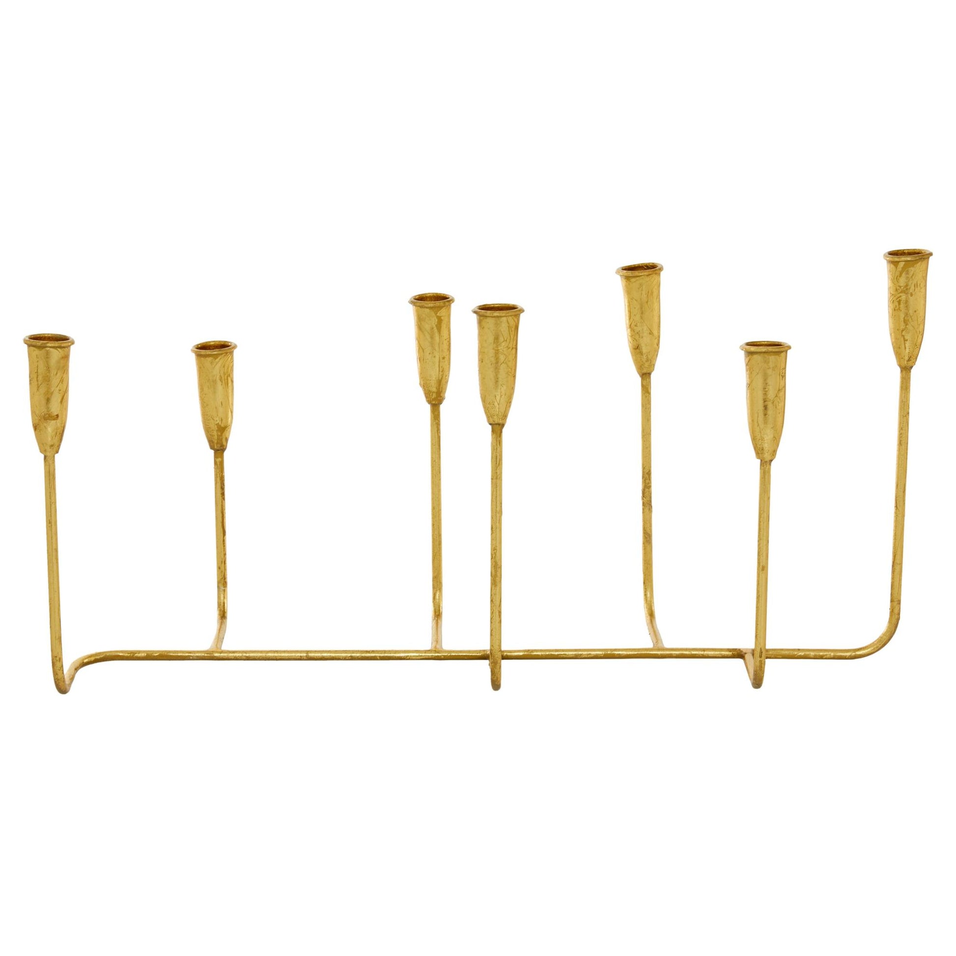 CosmoLiving by Cosmopolitan Metal Long Tapered 7 Holder Decorative Candelabra