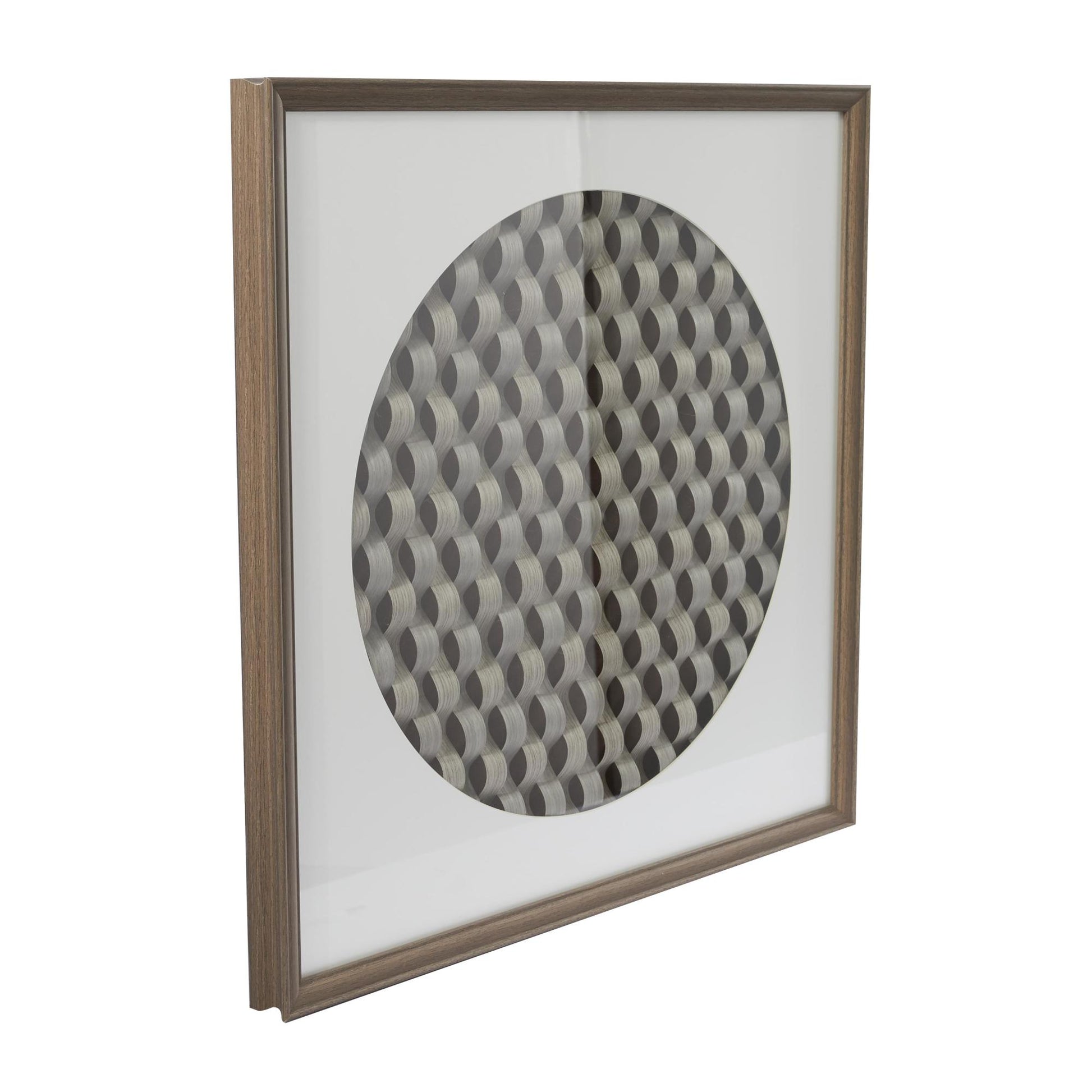 Geometric Paper 3D Weaved Home Shadow Box