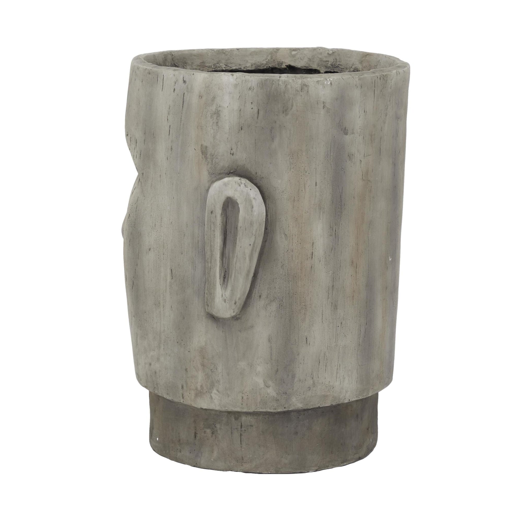 Face Magnesium Oxide Easter Island Indoor Outdoor Planter