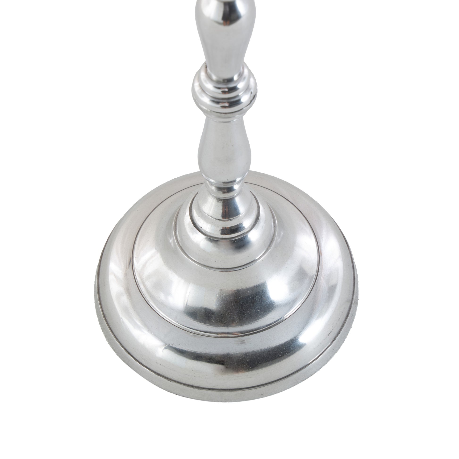 Silver Aluminum Metal Decorative Candelabra