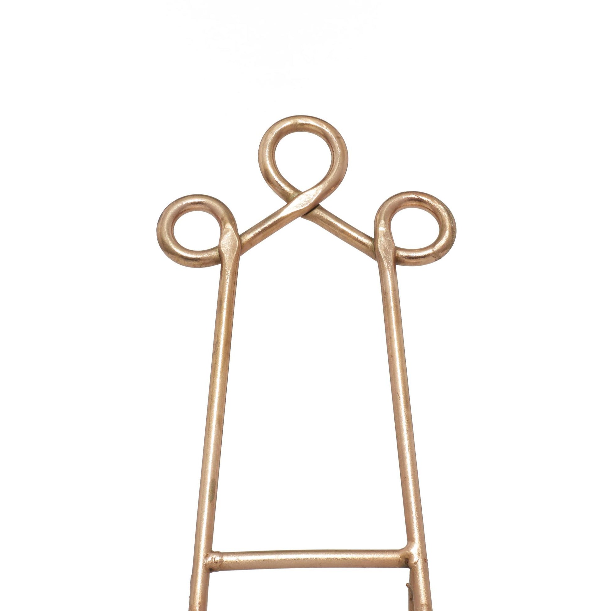 Set of 3 Scroll Multi Colored Metal Display Easel