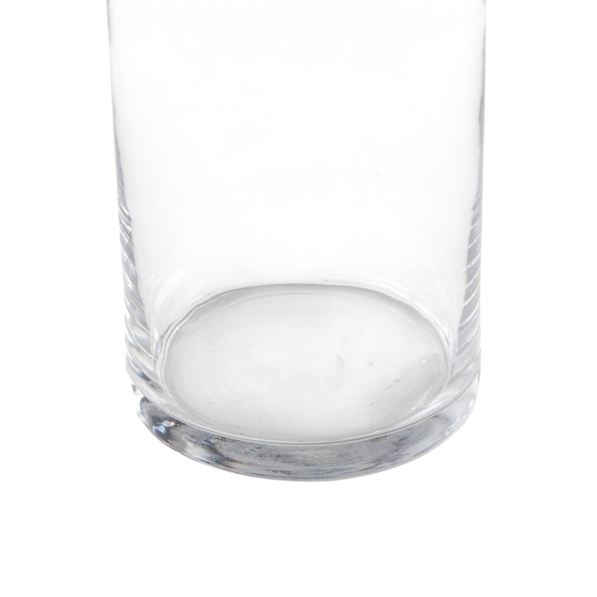 Clear Glass Tall Decorative Vase